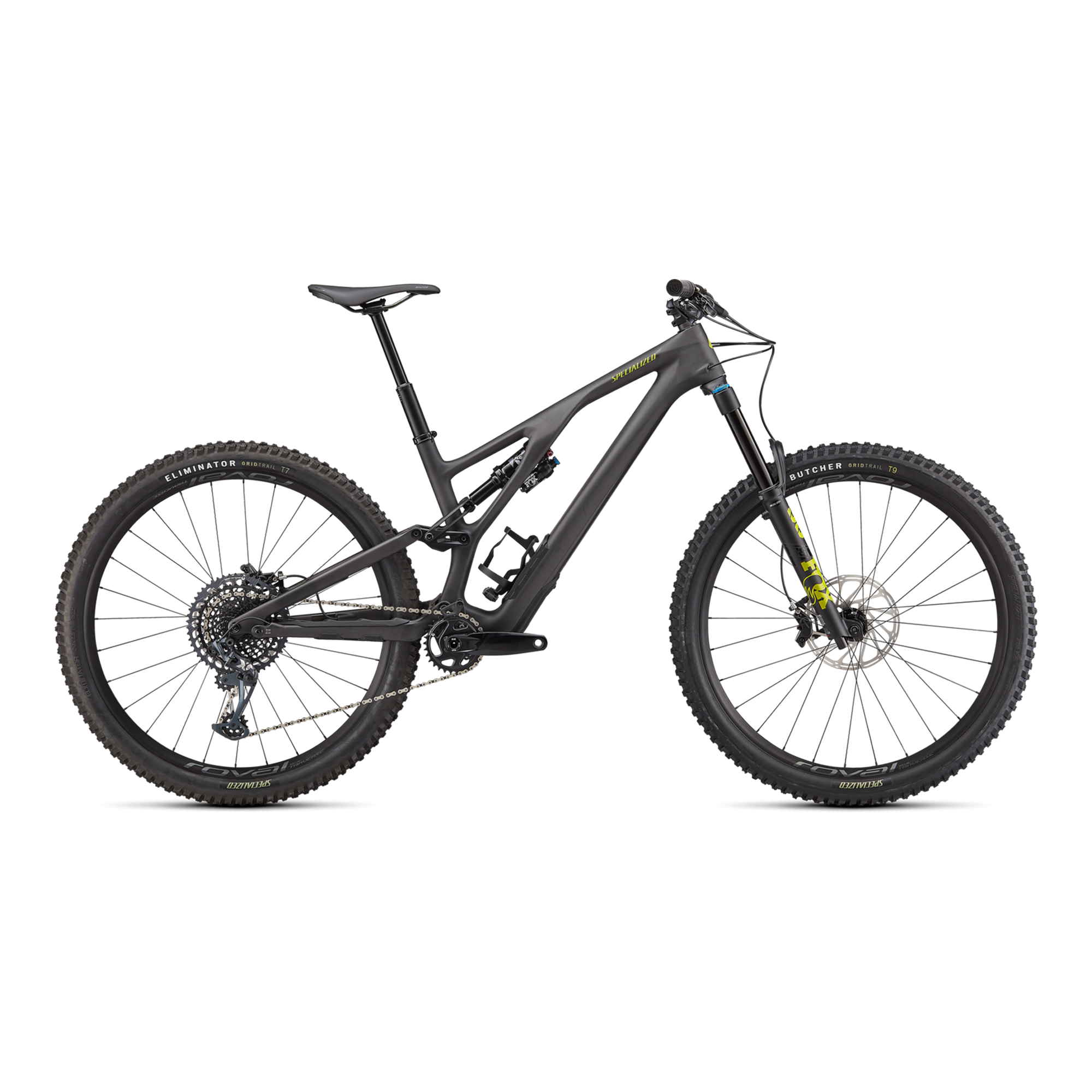 Specialized Stumpjumper Evo Expert - SRAM X01, FOX Performance Elite - Satin Carbon / Olive Green / Black