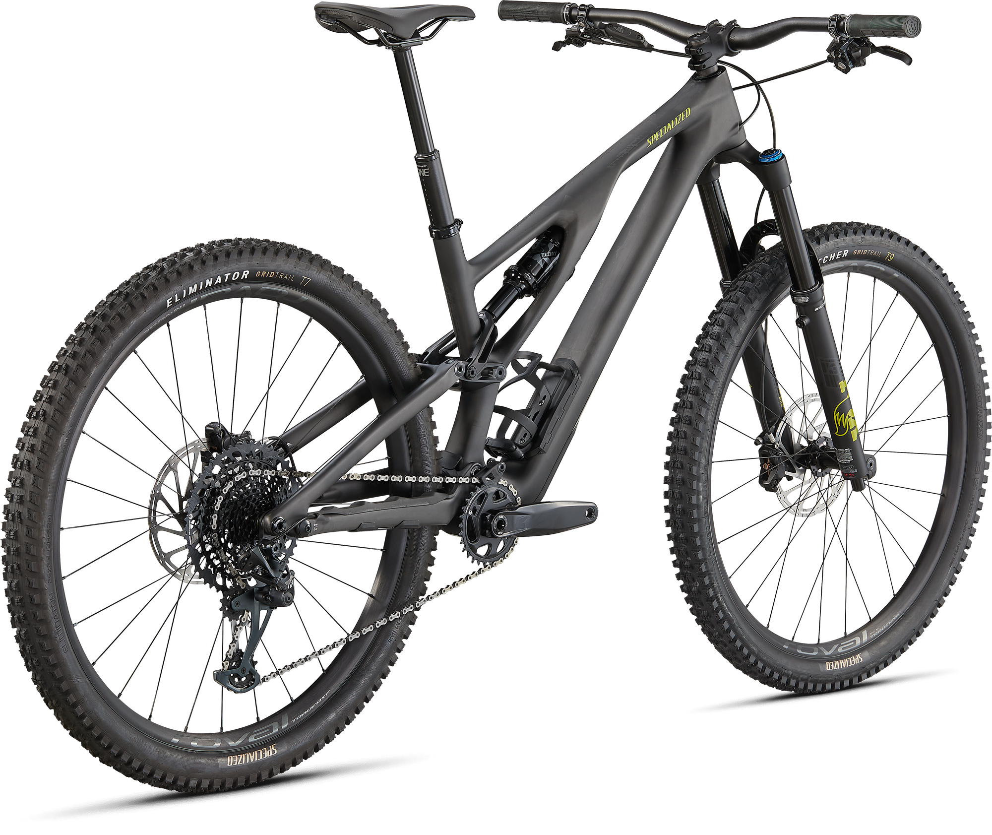Specialized Stumpjumper Evo Expert - SRAM X01, FOX Performance Elite - Satin Carbon / Olive Green / Black