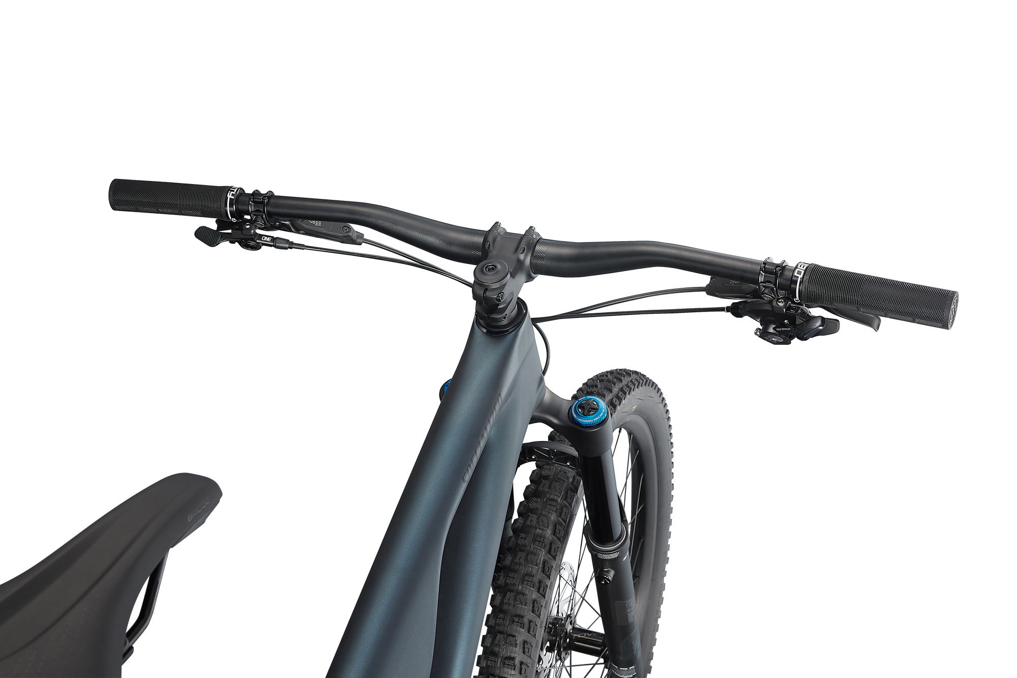 Specialized Stumpjumper Evo Expert - SRAM X01, FOX Performance Elite - Satin Cast Battleship / Gloss Cast Battleship / Black