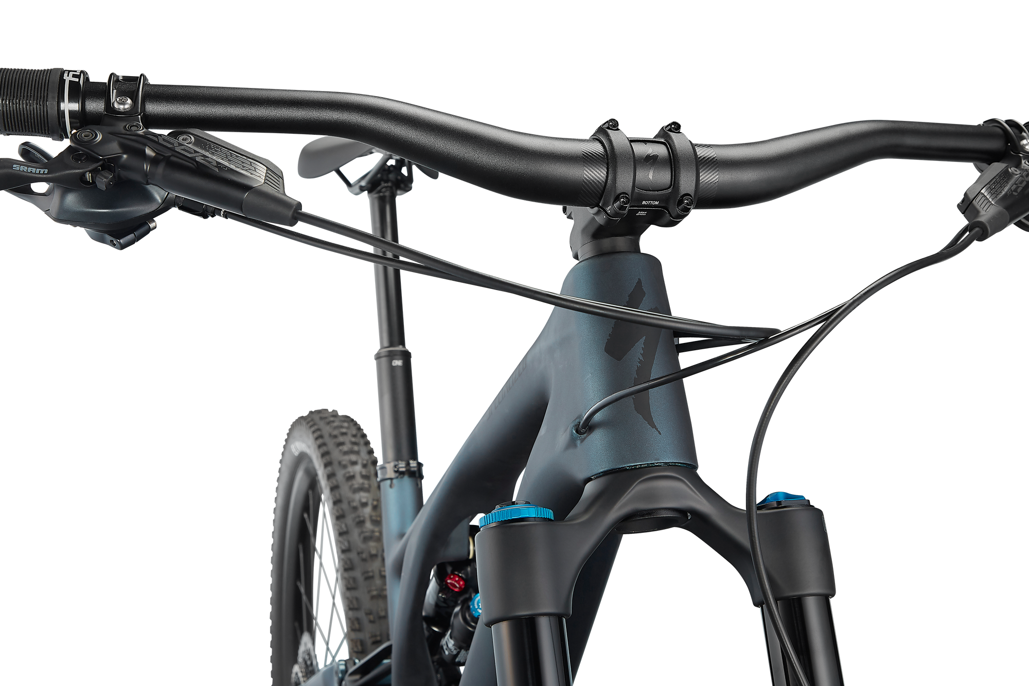 Specialized Stumpjumper Evo Expert - SRAM X01, FOX Performance Elite - Satin Cast Battleship / Gloss Cast Battleship / Black