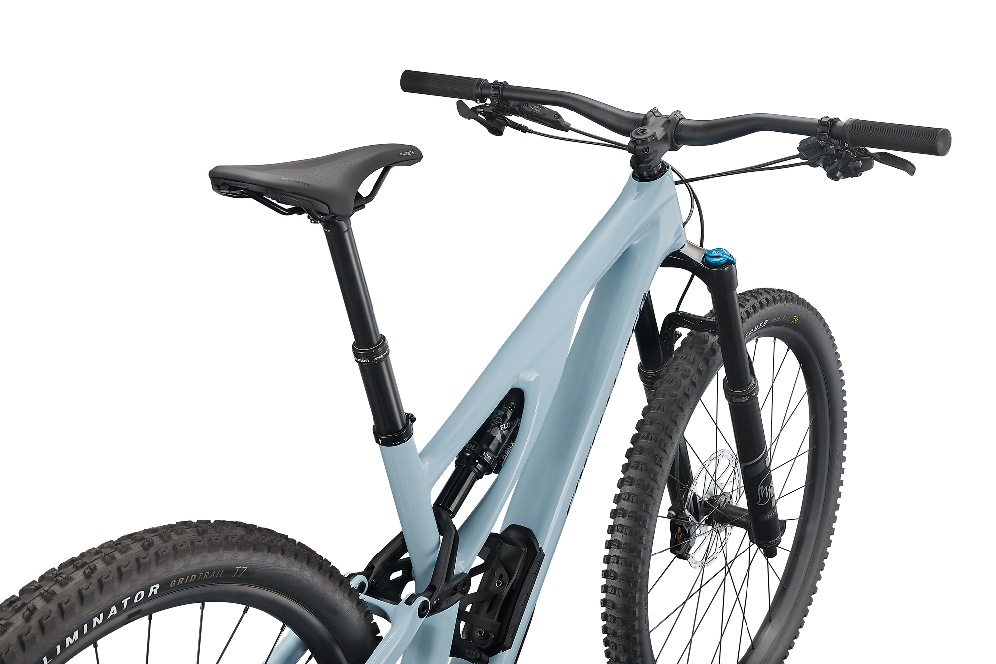 Specialized Stumpjumper EVO Comp - SRAM GX Eagle, FOX Rhythm - Gloss Arctic Blue / Black