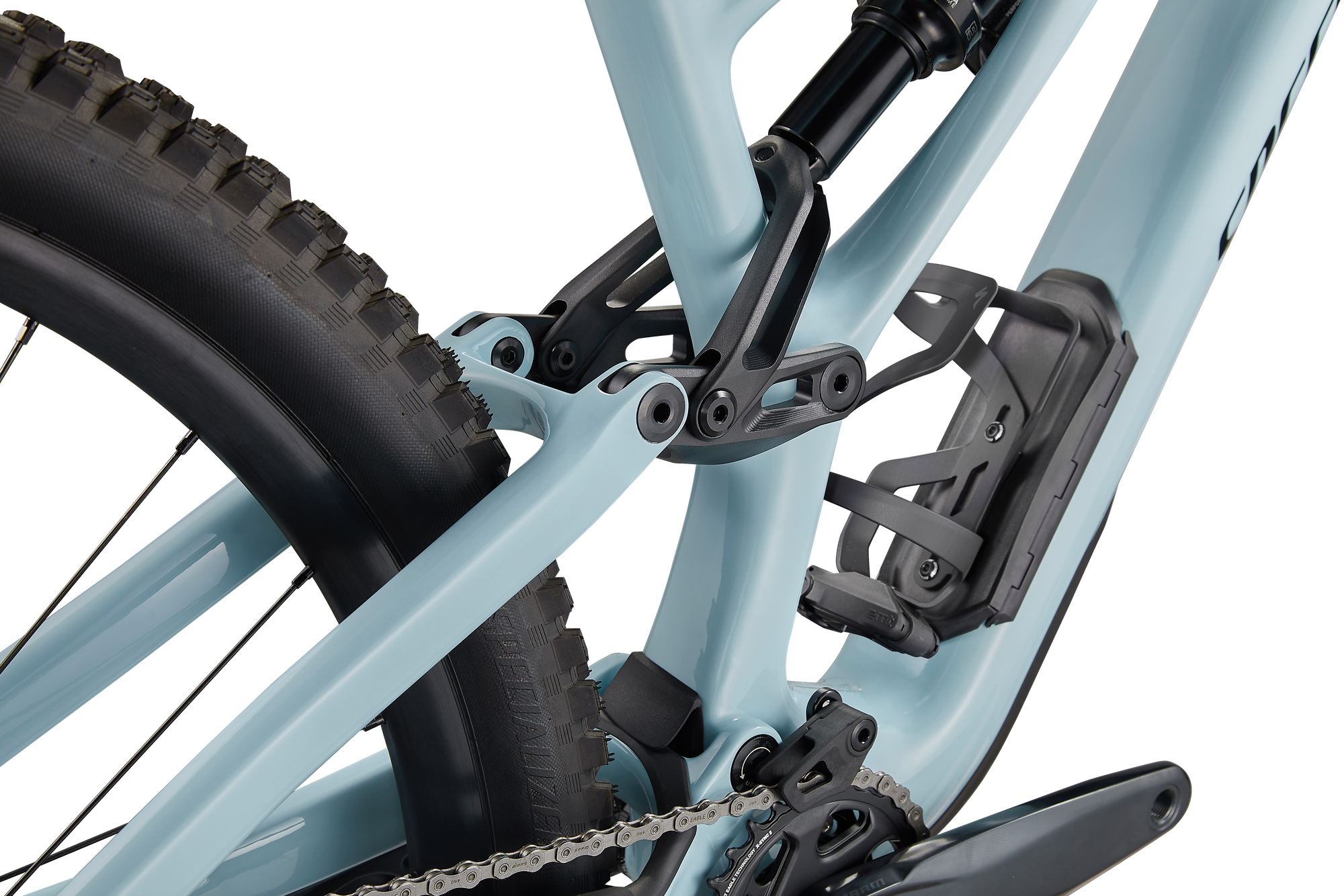 Specialized Stumpjumper EVO Comp - SRAM GX Eagle, FOX Rhythm - Gloss Arctic Blue / Black
