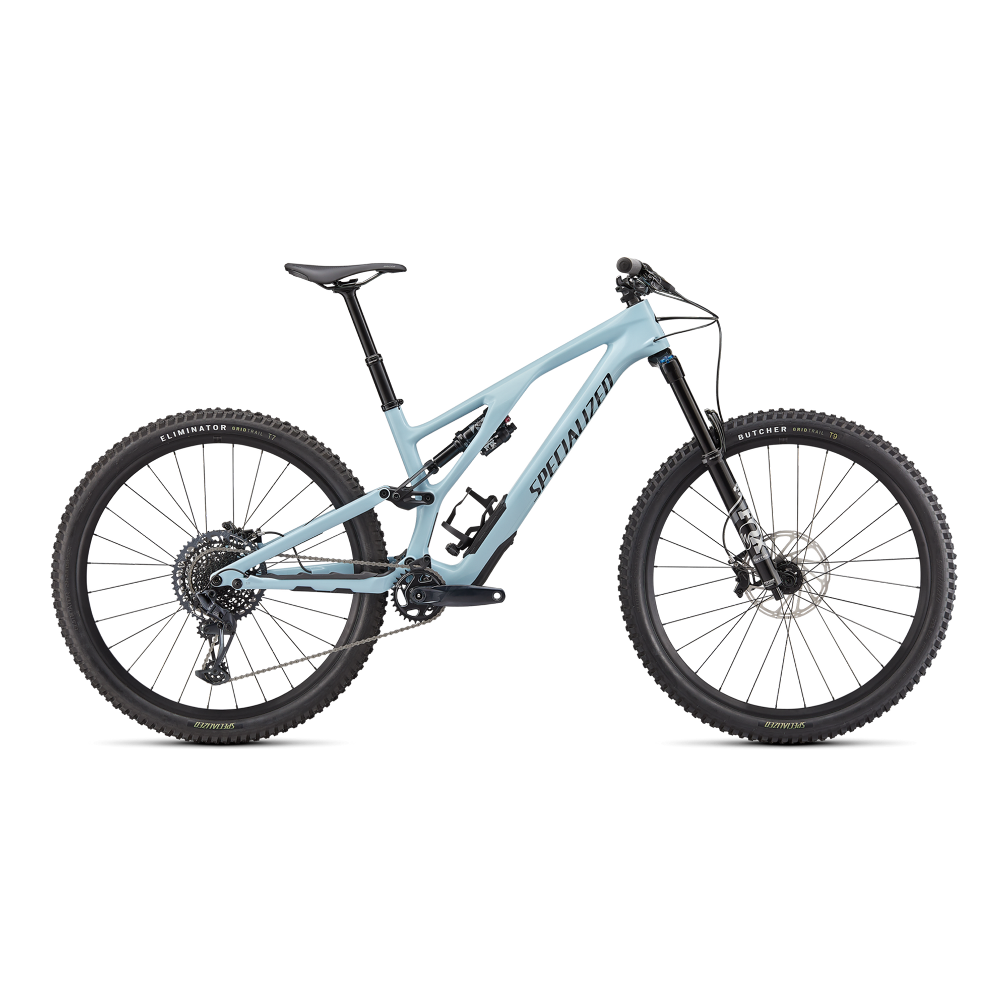 Specialized Stumpjumper EVO Comp - SRAM GX Eagle, FOX Rhythm - Gloss Arctic Blue / Black