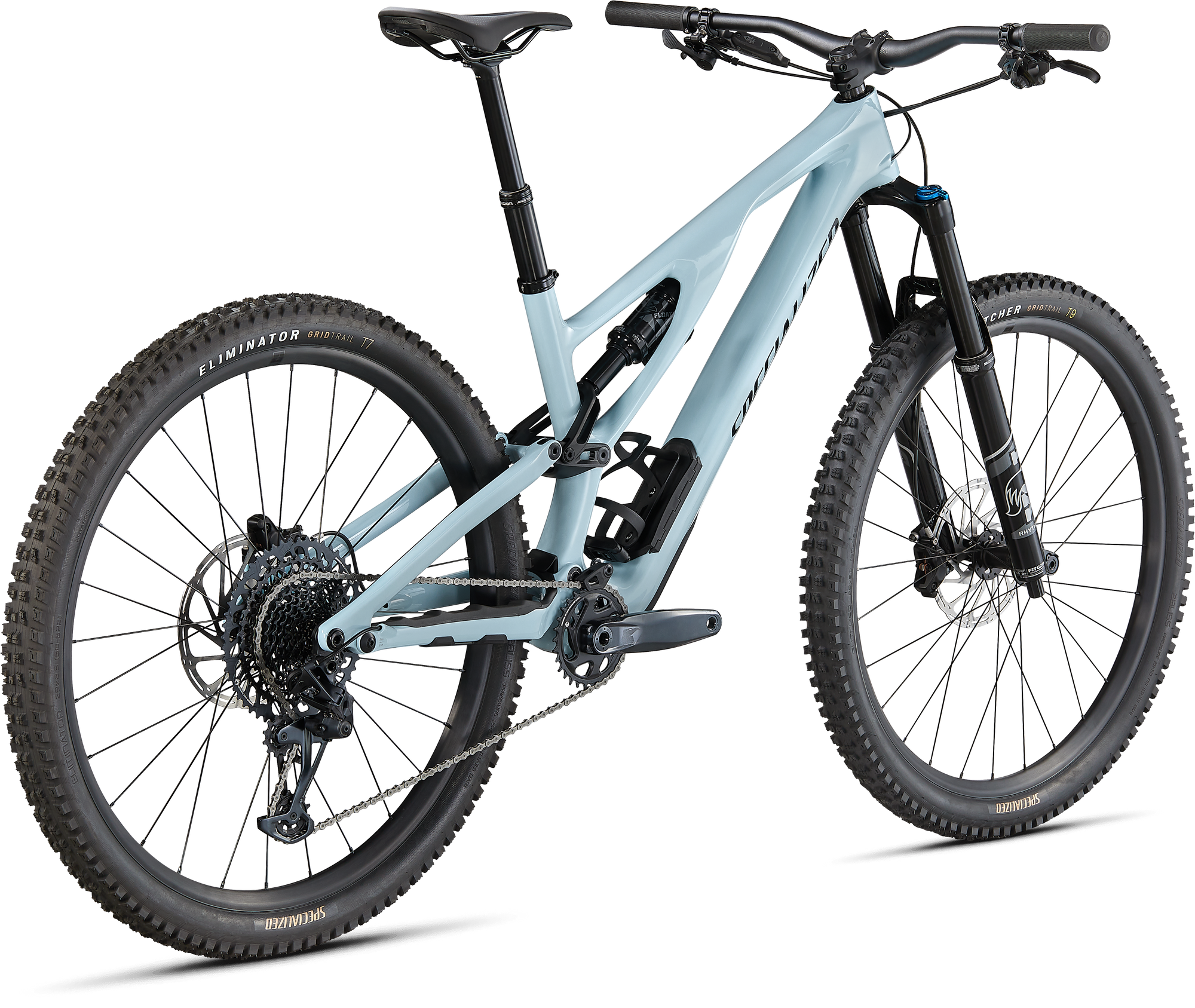 Specialized Stumpjumper EVO Comp - SRAM GX Eagle, FOX Rhythm - Gloss Arctic Blue / Black