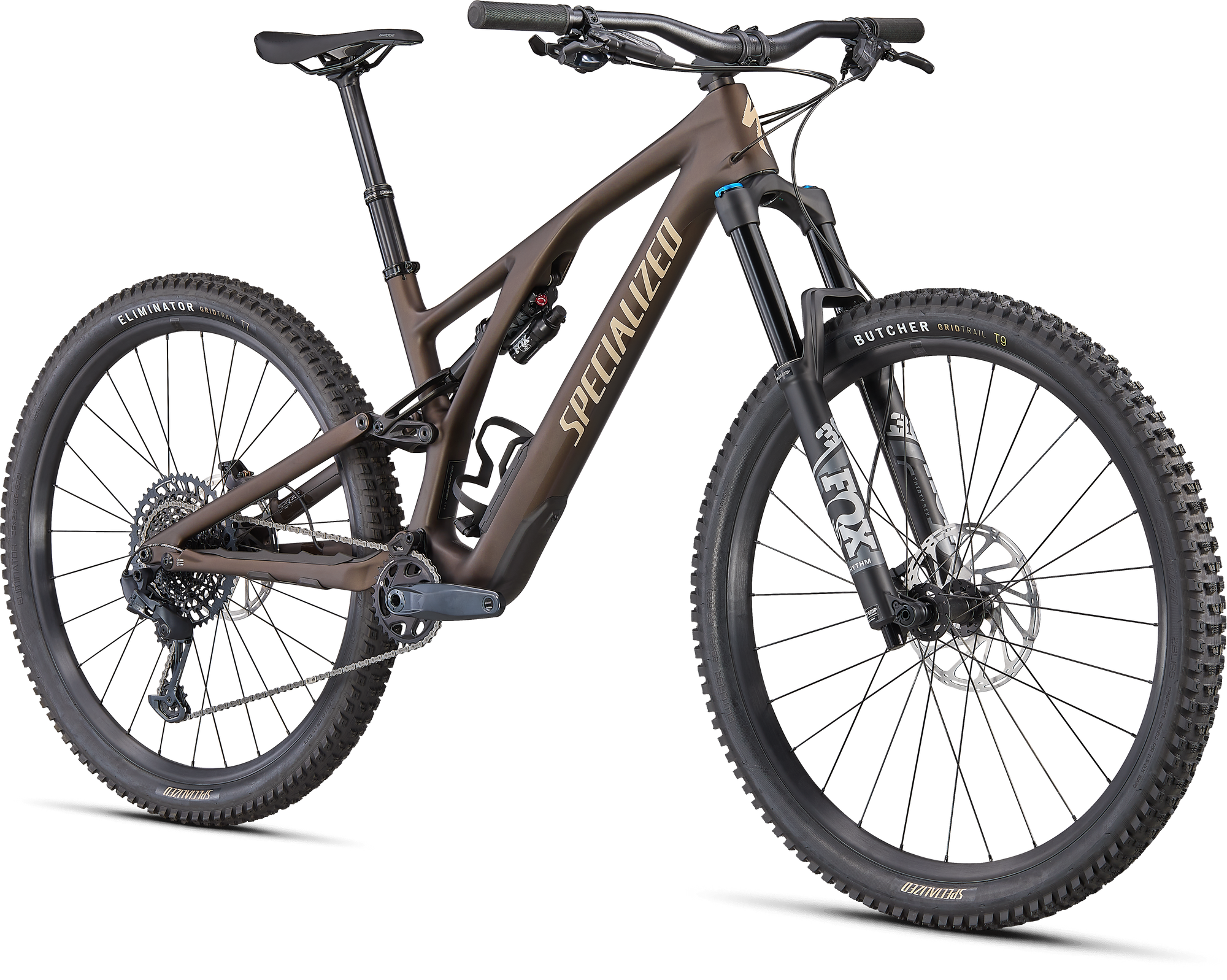 Specialized Stumpjumper EVO Comp - SRAM GX Eagle, FOX Rhythm - Satin Doppio / Sand