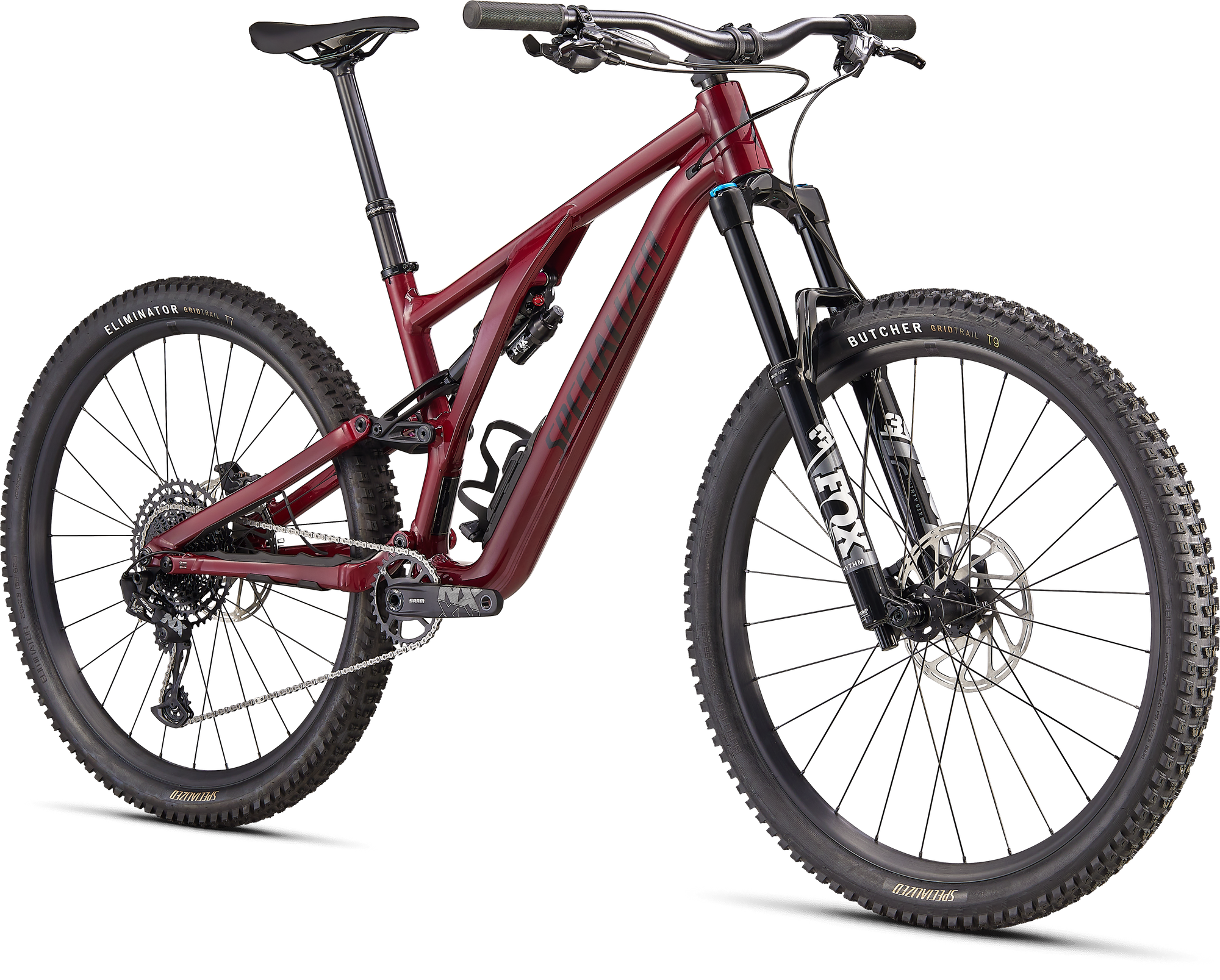 Specialized Stumpjumper EVO Comp Alloy - SRAM NX Eagle, FOX Rhythm - Gloss Raspberry / Black