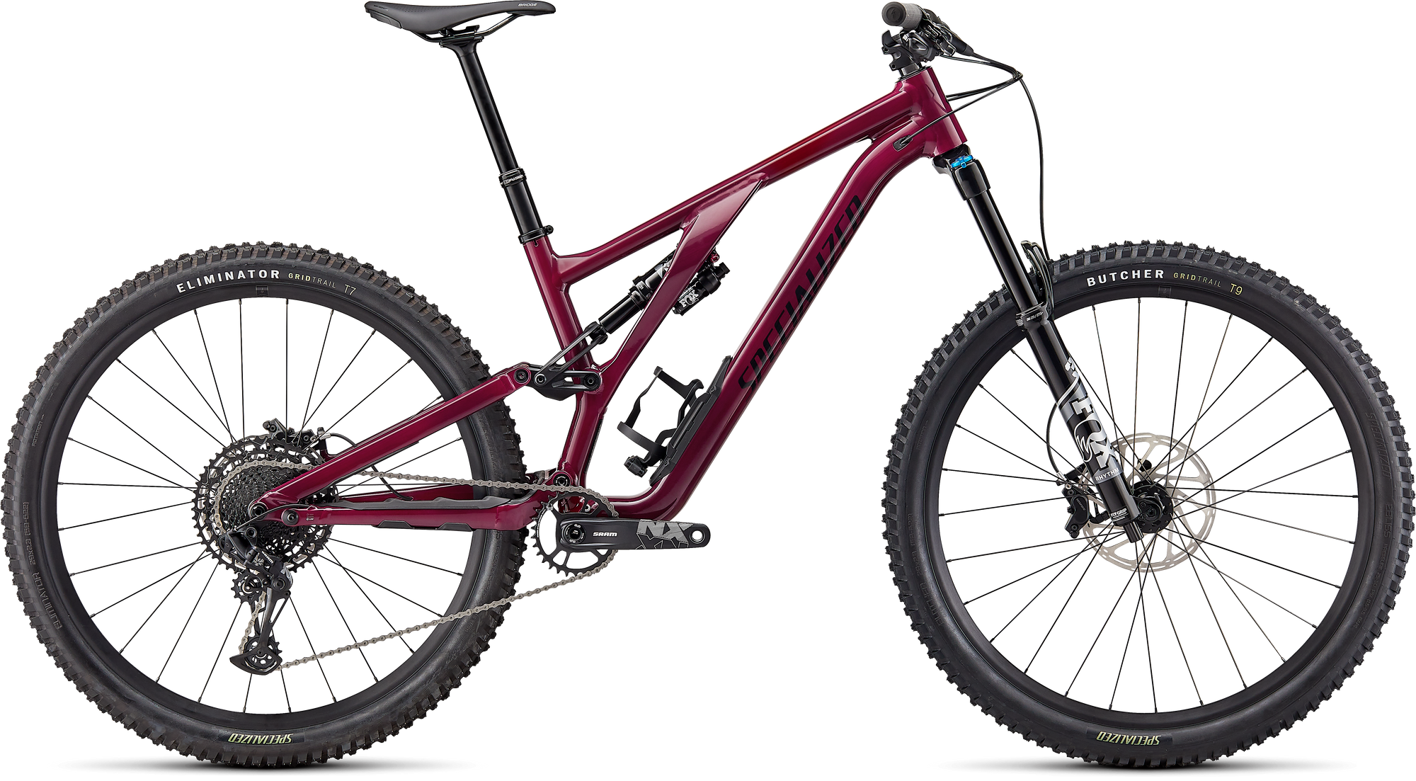 Specialized Stumpjumper EVO Comp Alloy - SRAM NX Eagle, FOX Rhythm - Gloss Raspberry / Black