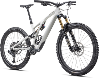 Specialized Stumpjumper EVO Pro - SRAM X01 AXS, FOX Factory - Gloss Dune White / Taupe
