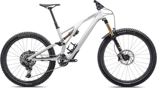 Specialized Stumpjumper EVO Pro - SRAM X01 AXS, FOX Factory - Gloss Dune White / Taupe