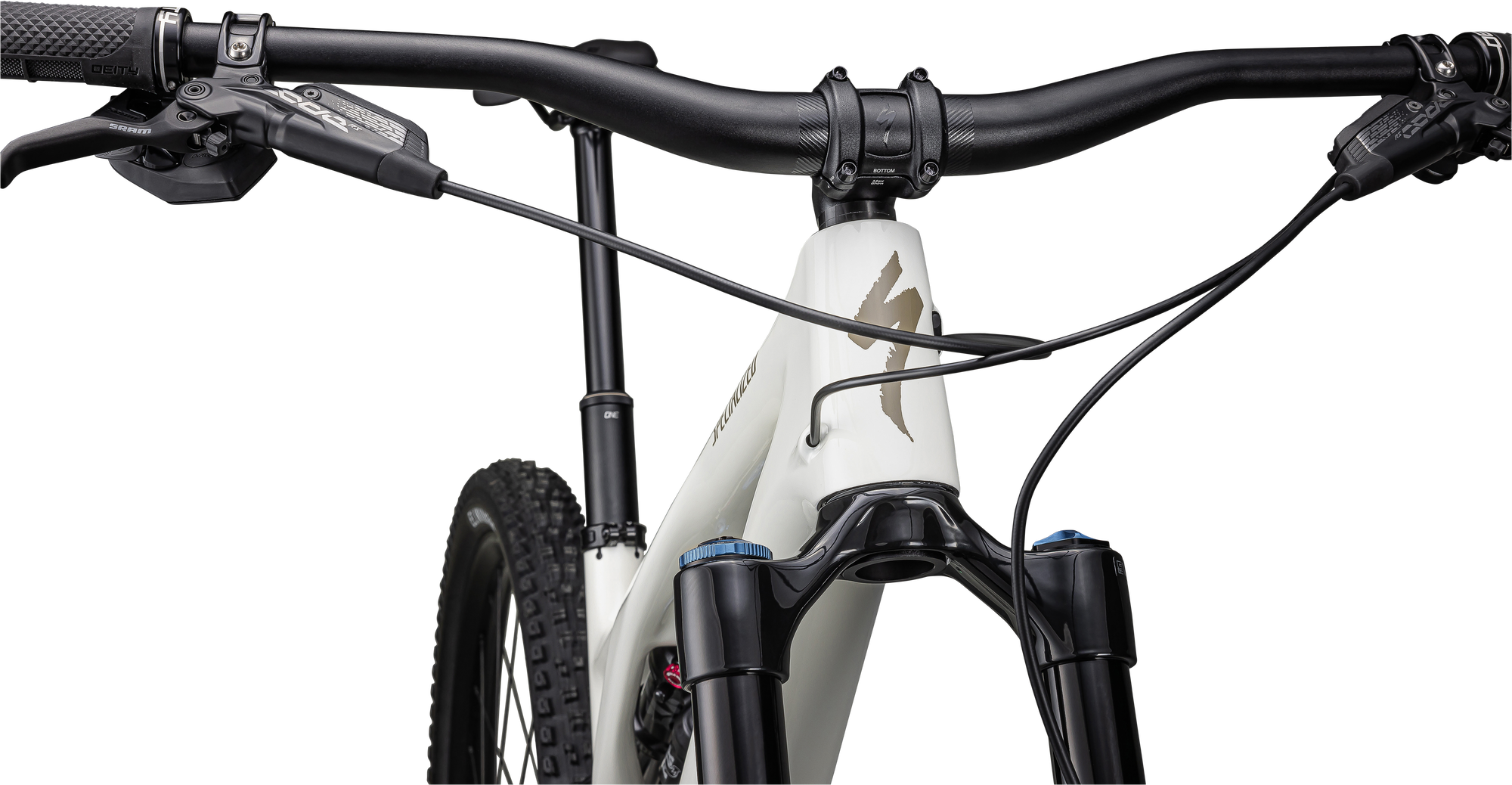 Specialized Stumpjumper EVO Expert - SRAM GX Eagle AXS, FOX Performance Elite - Gloss Birch / Taupe