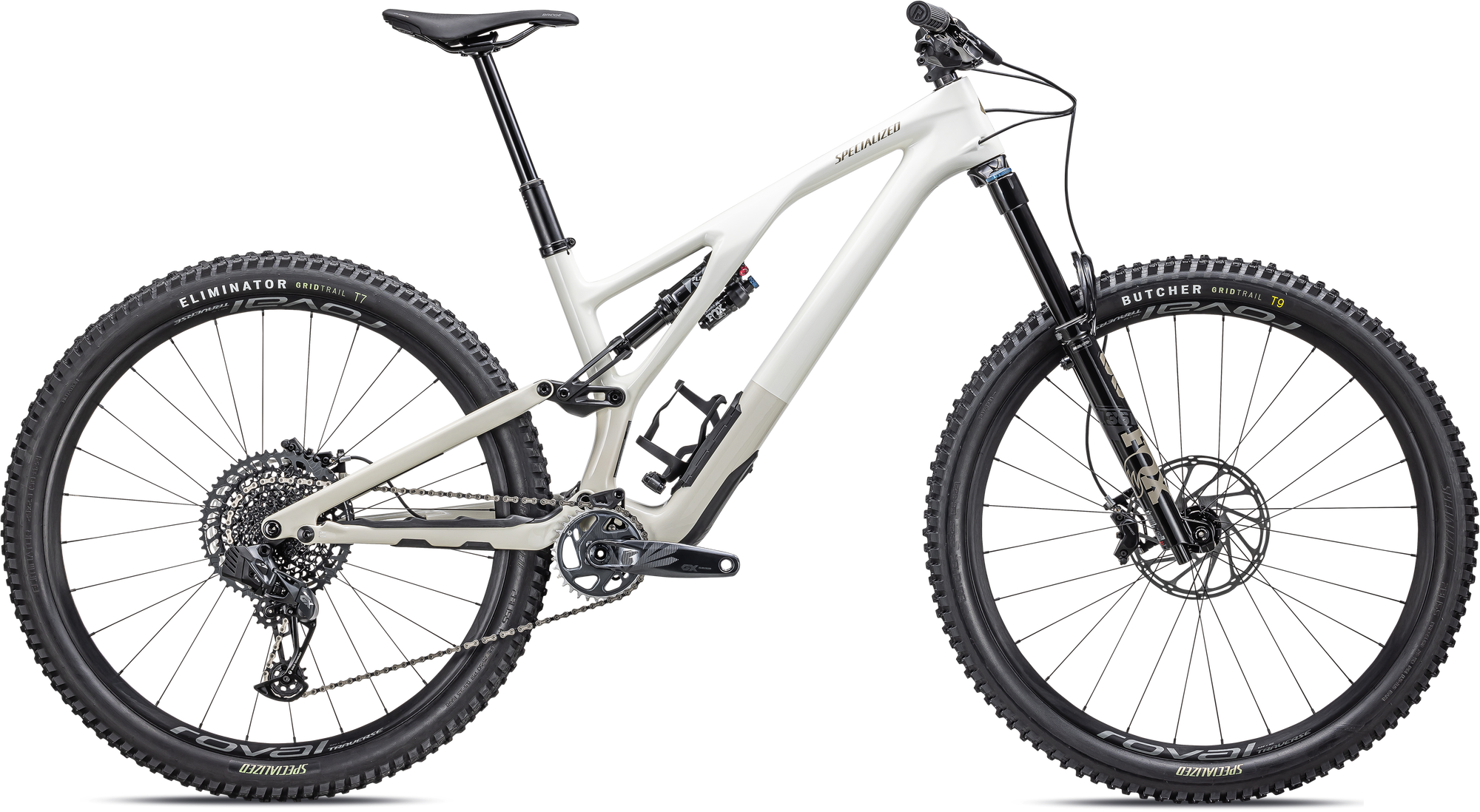 Specialized Stumpjumper EVO Expert - SRAM GX Eagle AXS, FOX Performance Elite - Gloss Birch / Taupe