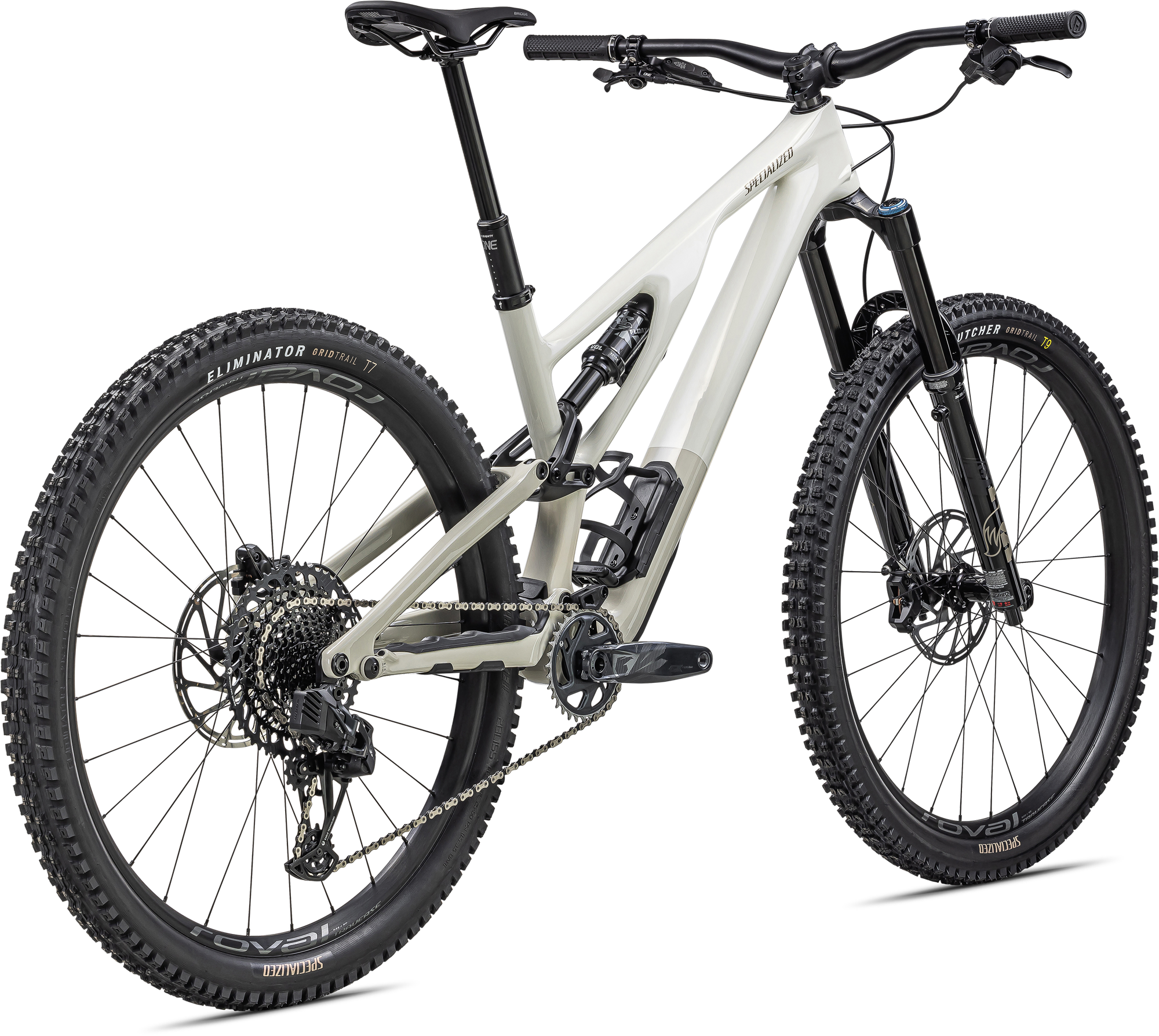 Specialized Stumpjumper EVO Expert - SRAM GX Eagle AXS, FOX Performance Elite - Gloss Birch / Taupe
