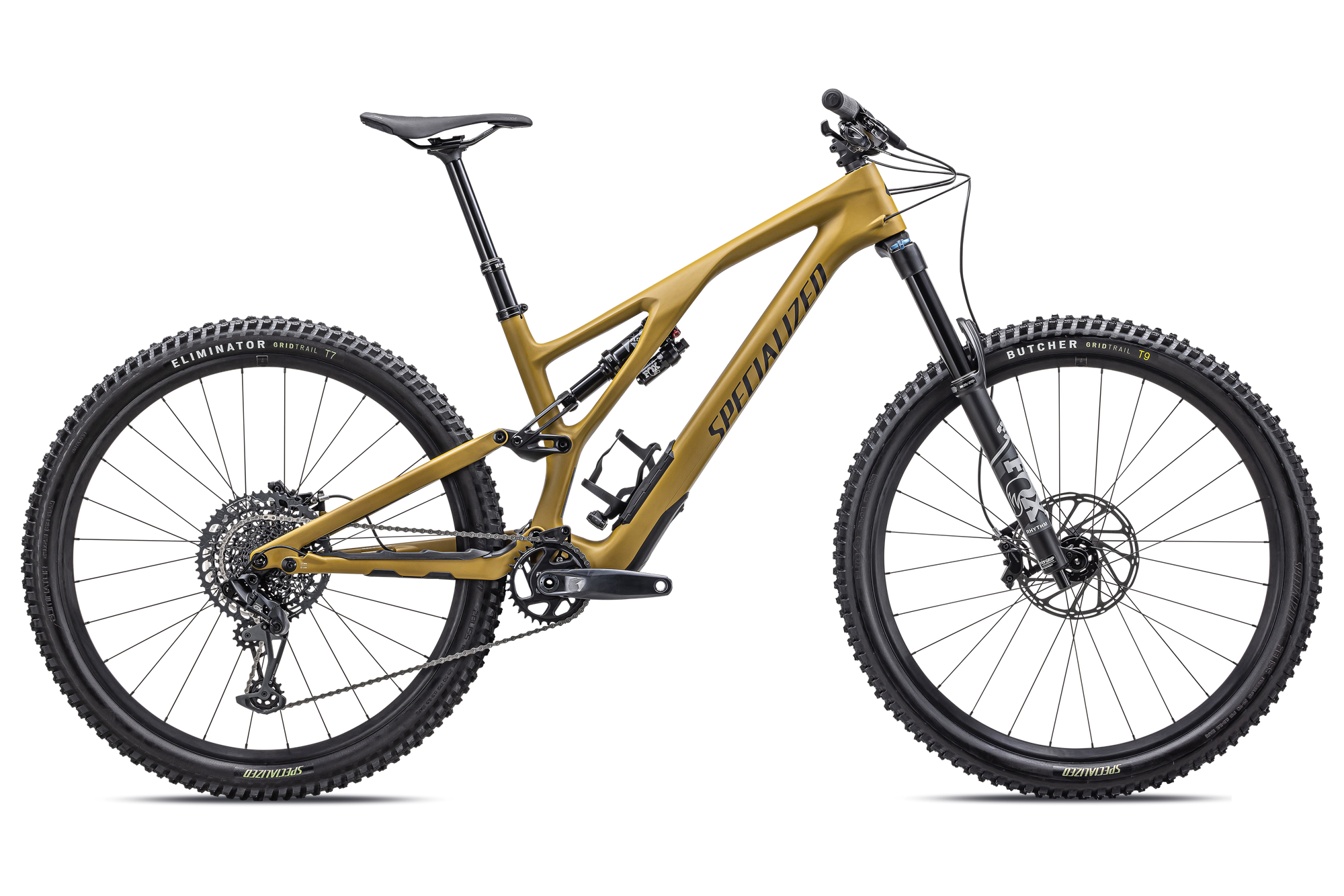 Specialized Stumpjumper EVO Comp - SRAM GX Eagle, FOX Rhythm - Satin Harvest Gold / Midnight Shadow