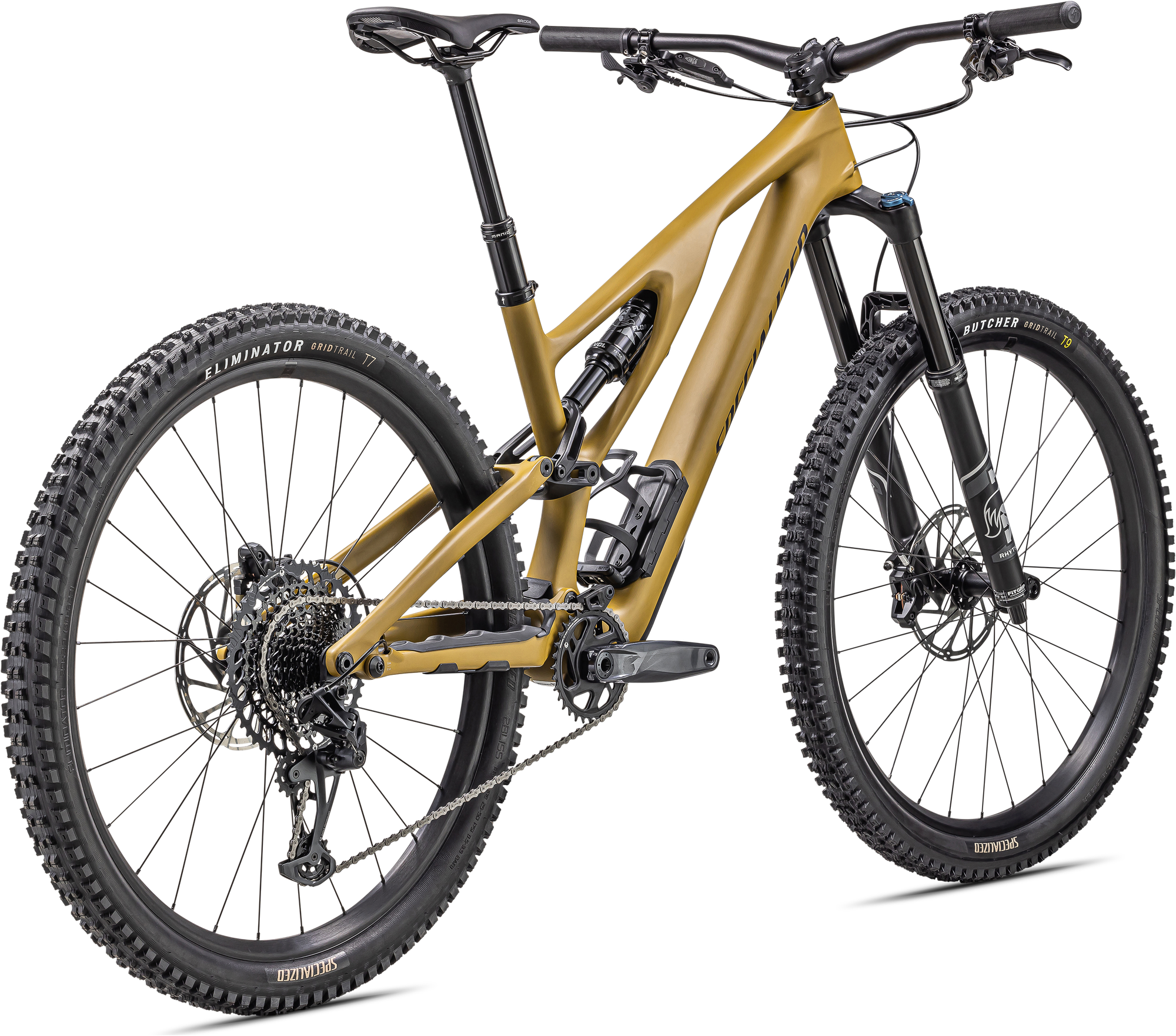 Specialized Stumpjumper EVO Comp - SRAM GX Eagle, FOX Rhythm - Satin Harvest Gold / Midnight Shadow
