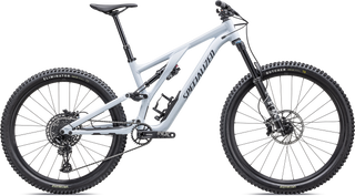 Specialized Stumpjumper EVO Comp Alloy - SRAM NX Eagle, FOX Rhyhm - Satin Morning Mist / Dark Navy