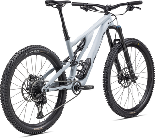 Specialized Stumpjumper EVO Comp Alloy - SRAM NX Eagle, FOX Rhyhm - Satin Morning Mist / Dark Navy