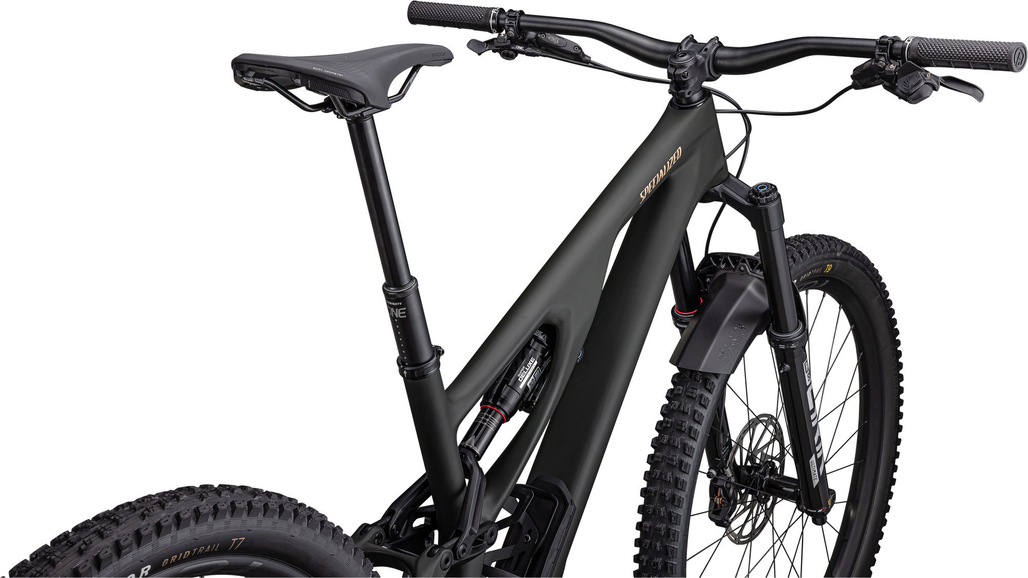 Specialized Stumpjumper EVO LTD - SRAM GX Eagle AXS, RockShox Ultimate - Satin Dark Moss Green