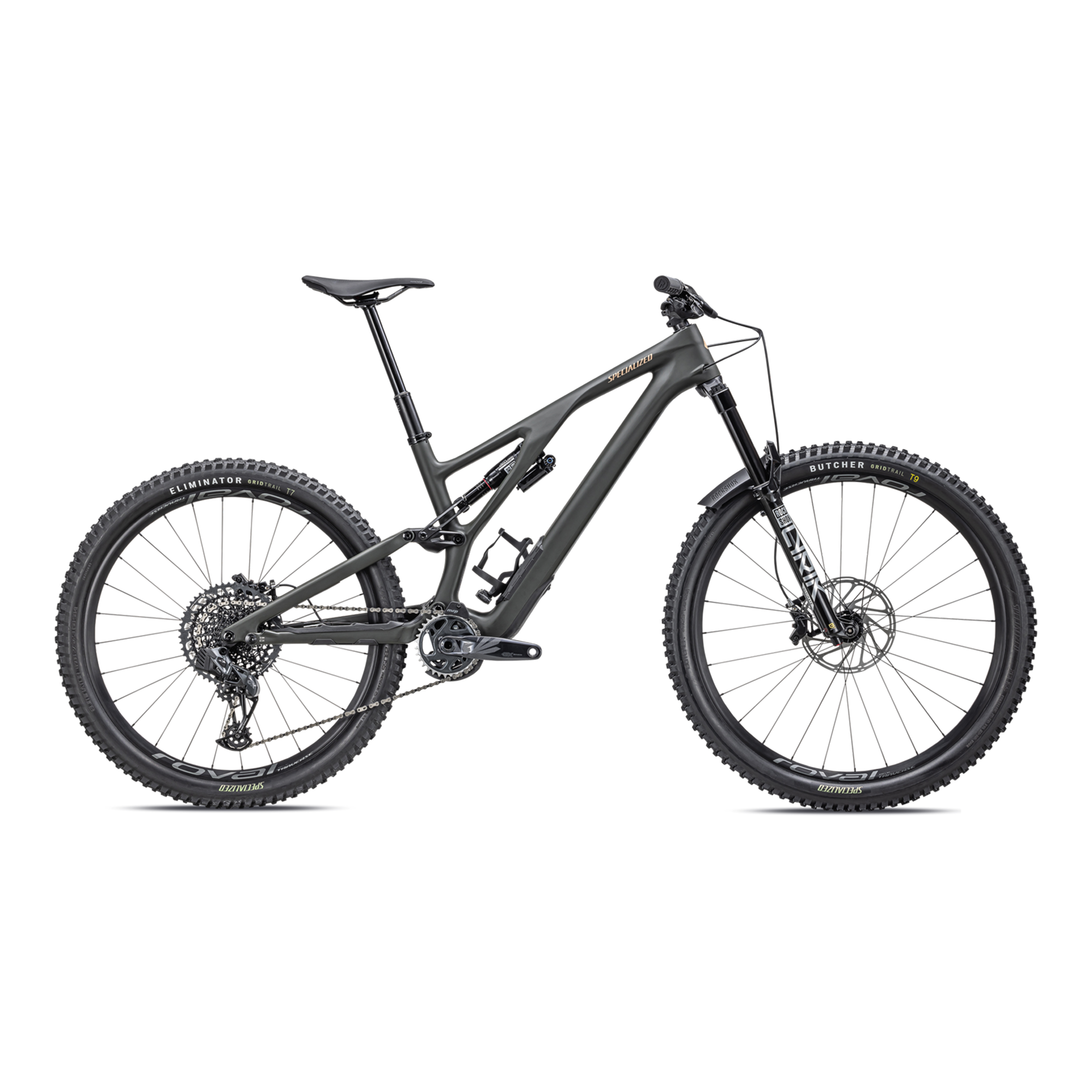 Specialized Stumpjumper EVO LTD - SRAM GX Eagle AXS, RockShox Ultimate - Satin Dark Moss Green