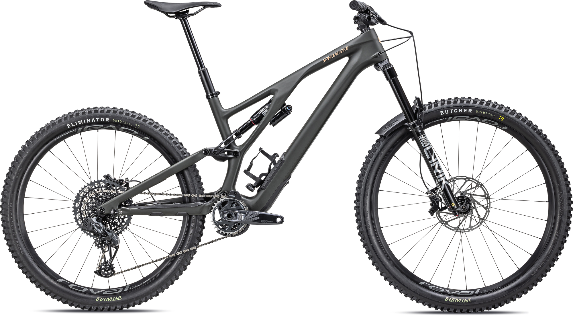 Specialized Stumpjumper EVO LTD - SRAM GX Eagle AXS, RockShox Ultimate - Satin Dark Moss Green