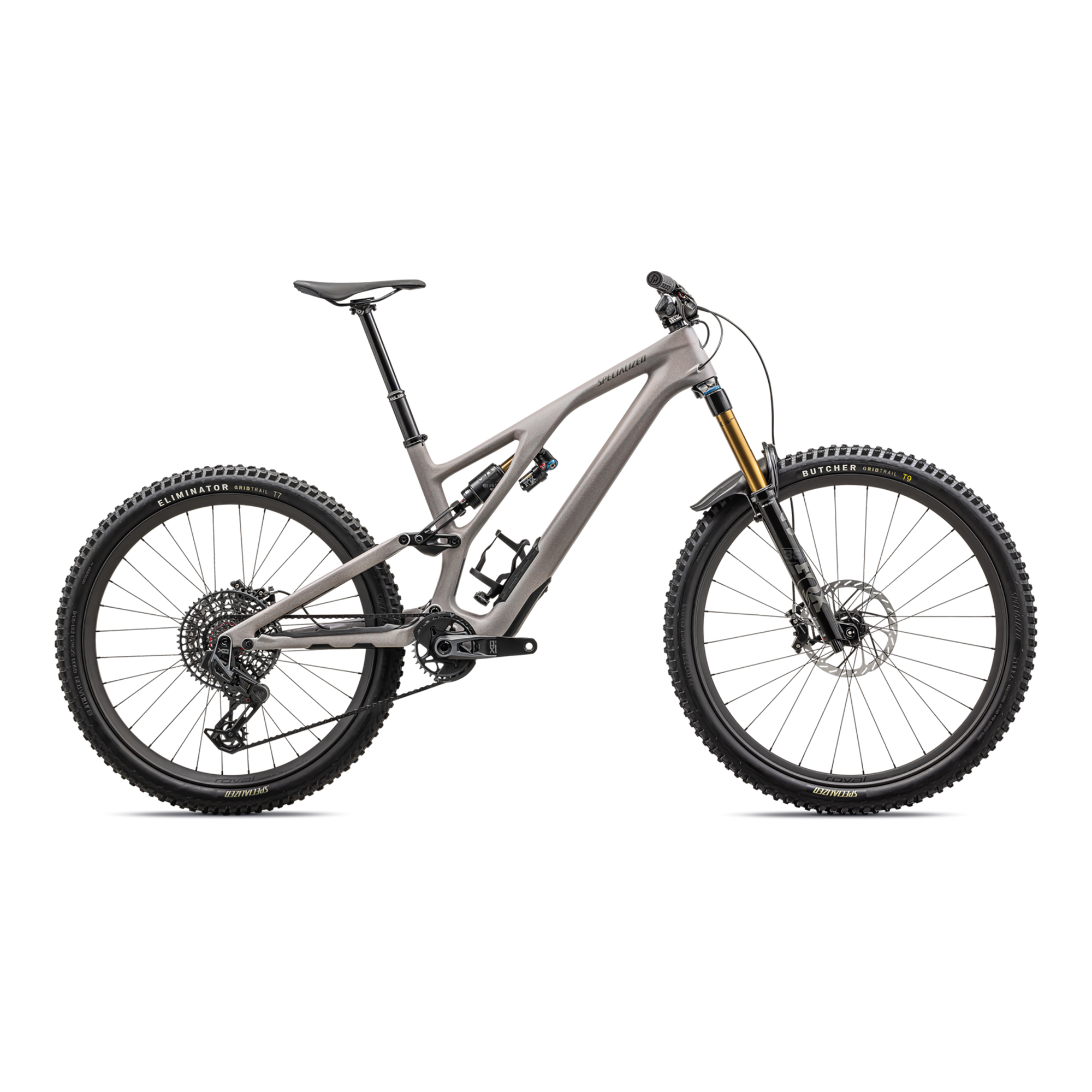 Specialized Stumpjumper EVO Pro T-Type - SRAM X0 AXS, FOX Factory - Satin Dune White / Dove Grey / Cool Grey / Amber Glow / Smoke