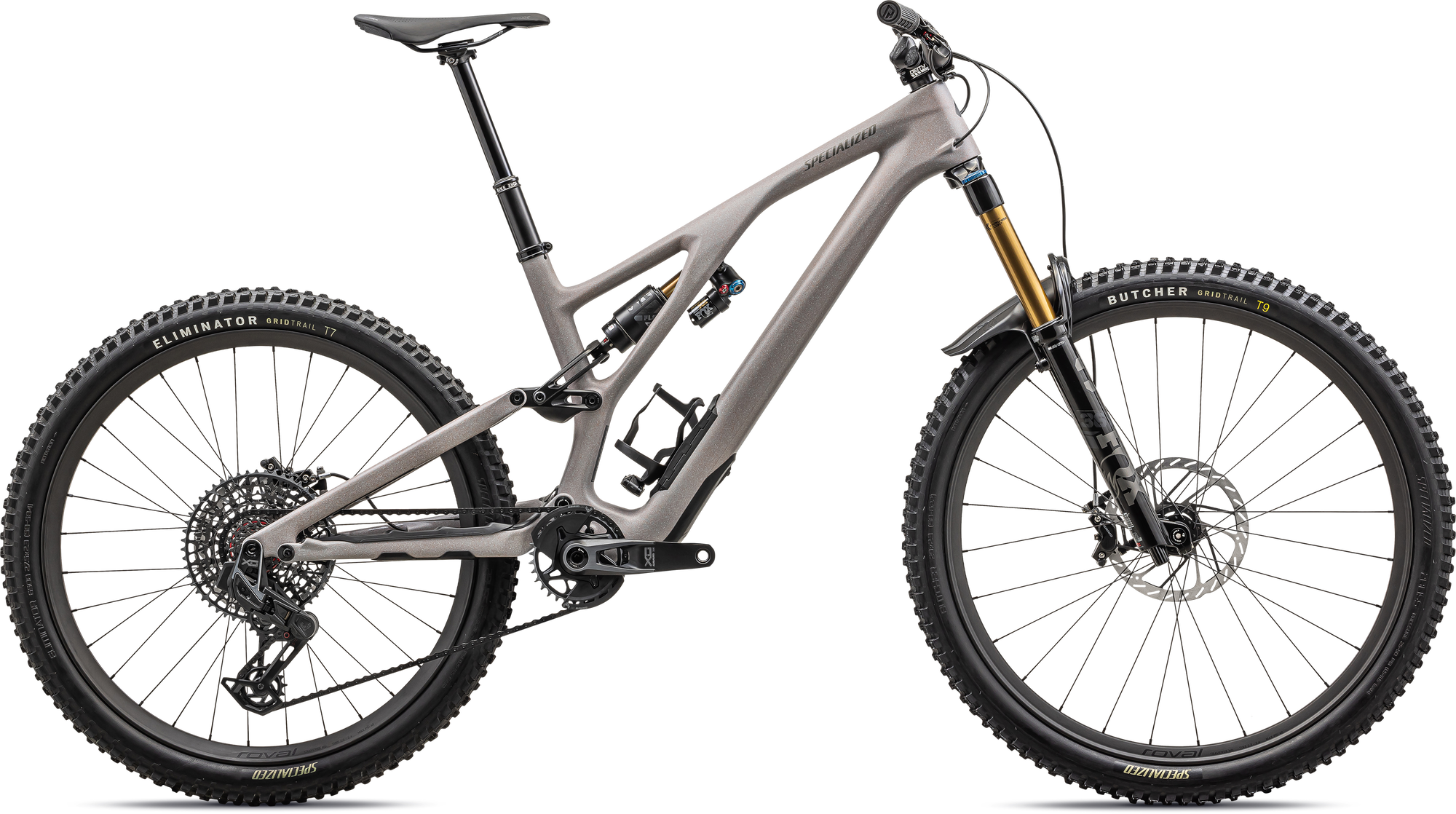 Specialized Stumpjumper EVO Pro T-Type - SRAM X0 AXS, FOX Factory - Satin Dune White / Dove Grey / Cool Grey / Amber Glow / Smoke