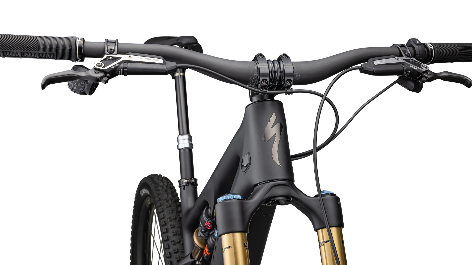 Specialized S-Works Turbo Levo SL 2 Carbon - Satin Carbon / Brushed Black Chrome Foil / Silver Dust