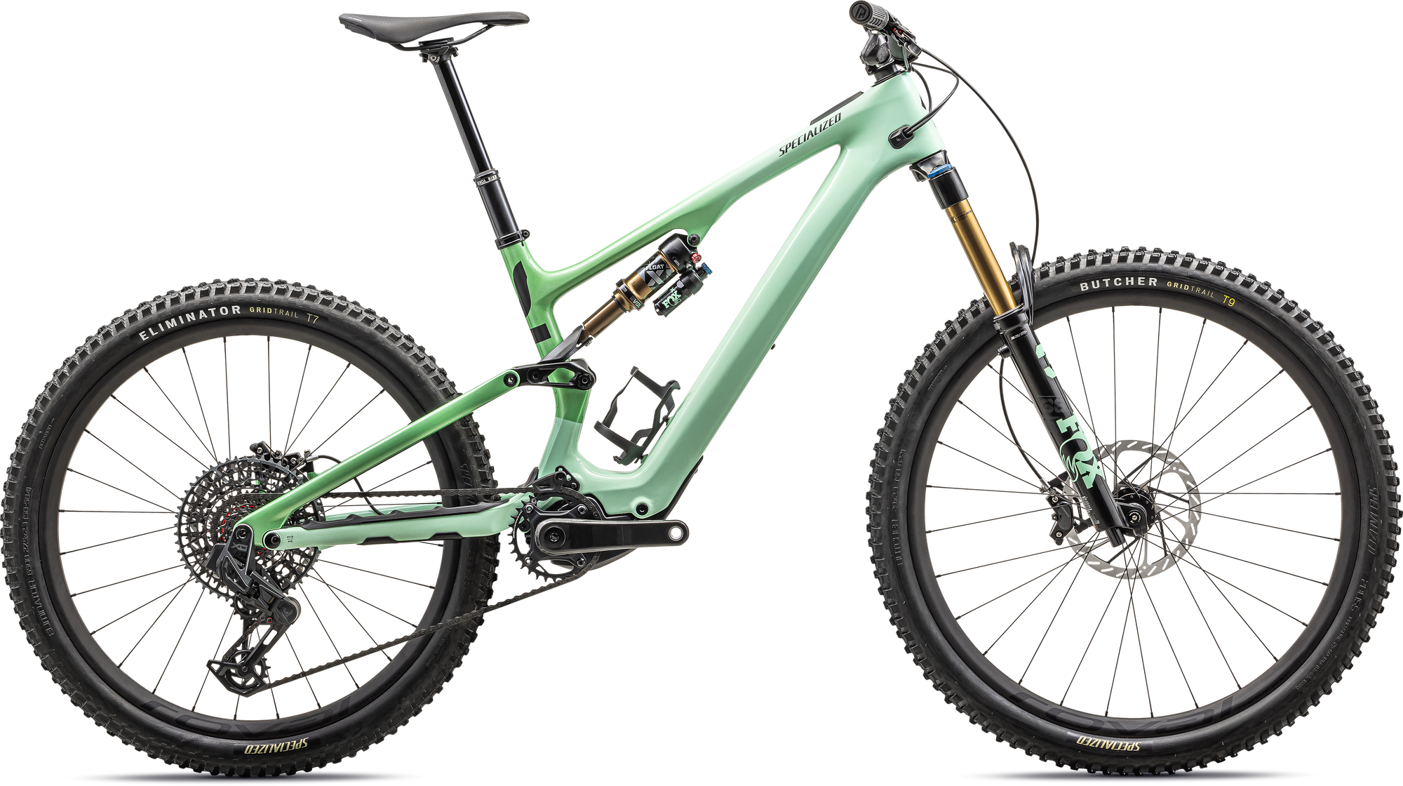 Specialized Turbo Levo SL 2 Pro Carbon - Gloss Oasis / Oasis Tint Over Silver / Satin Black / Silverdust