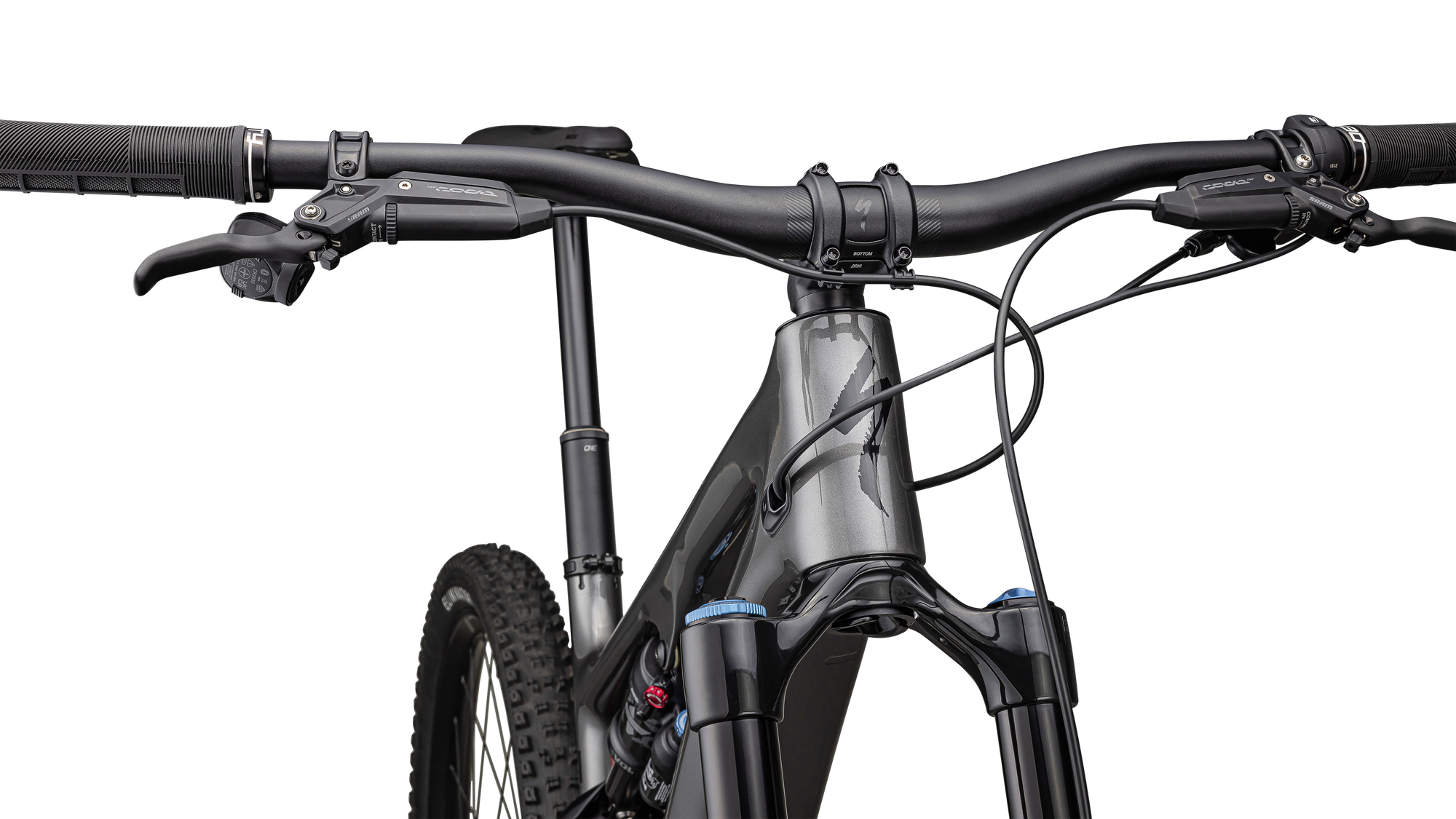Specialized Turbo Levo SL 2 Expert Carbon - Gloss Smoke / Gloss Black / Satin Flo Red / Silver Dust