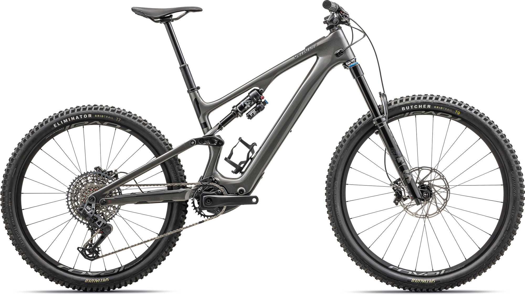 Specialized Turbo Levo SL 2 Expert Carbon - Gloss Smoke / Gloss Black / Satin Flo Red / Silver Dust