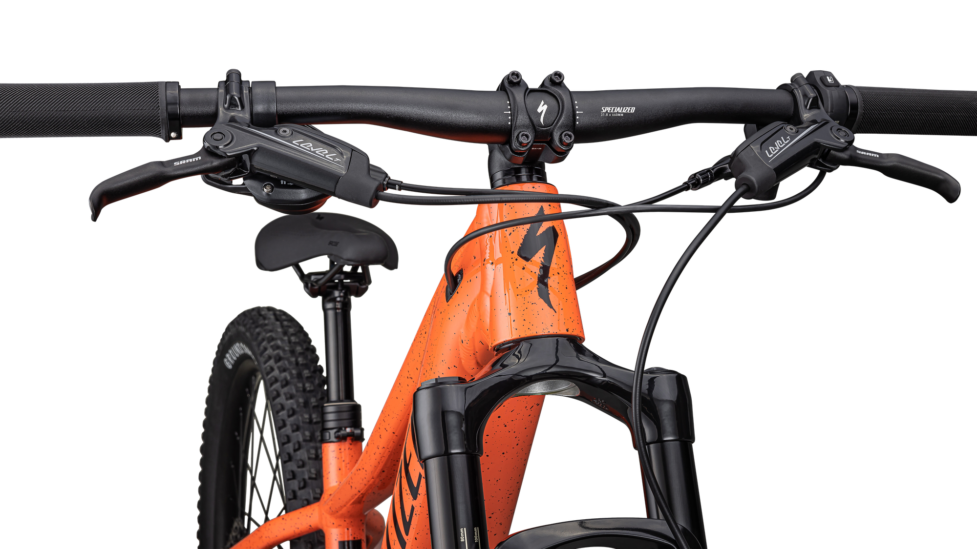 Specialized Turbo Levo SL Kids - Gloss Blaze / Slate Speckle / Black / Satin Transparent Decal