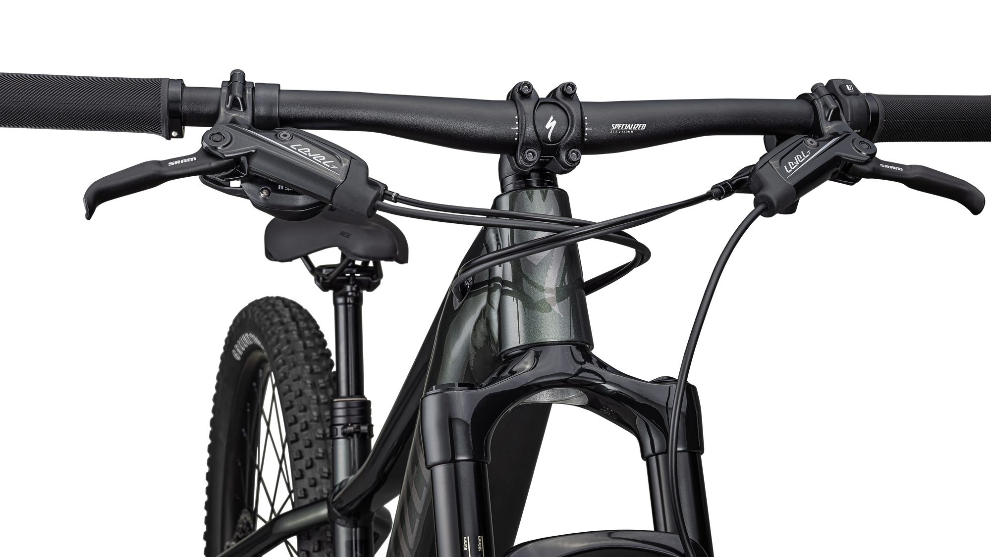 Specialized Turbo Levo SL Kids - Gloss Oak Green Metallic / Limestone / Satin Smoke