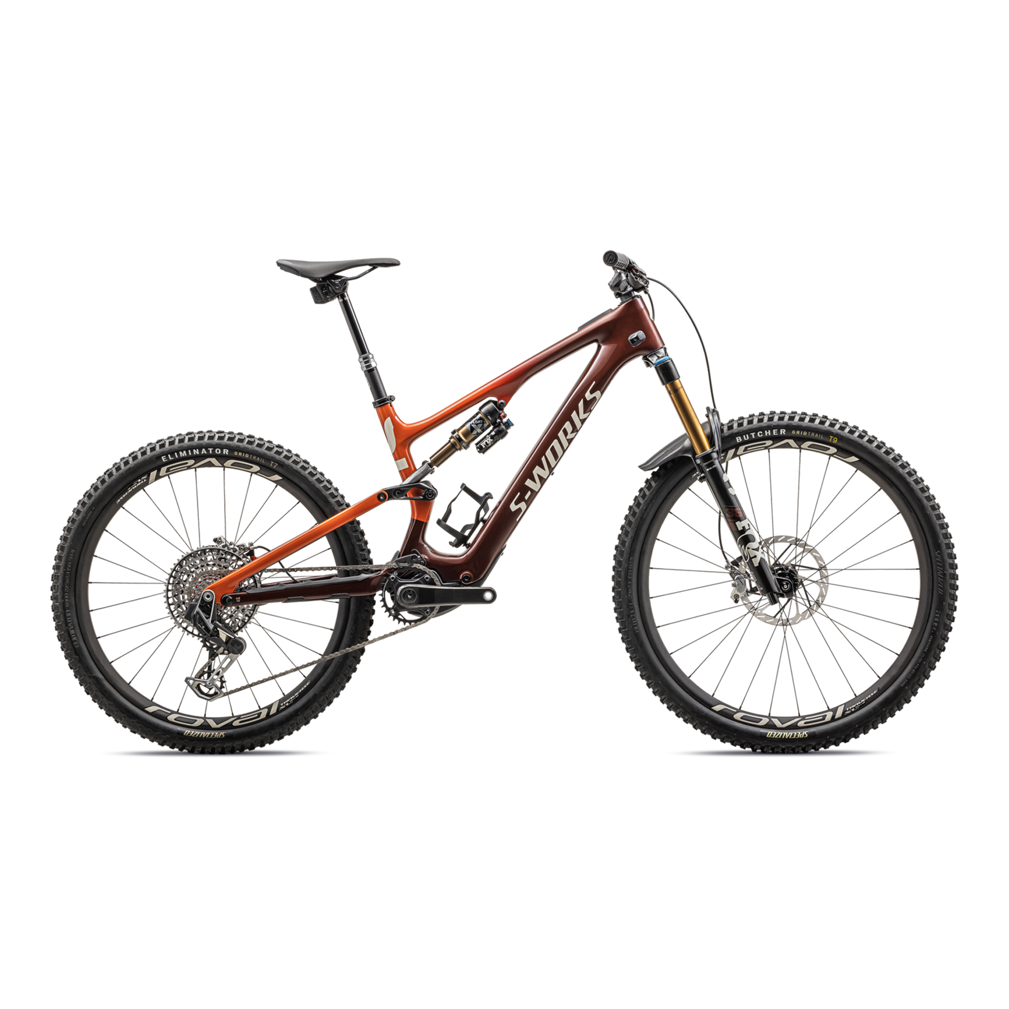 Specialized S-Works Turbo Levo SL 2 Carbon - Gloss Rusted Red / Redwood / White Mountains