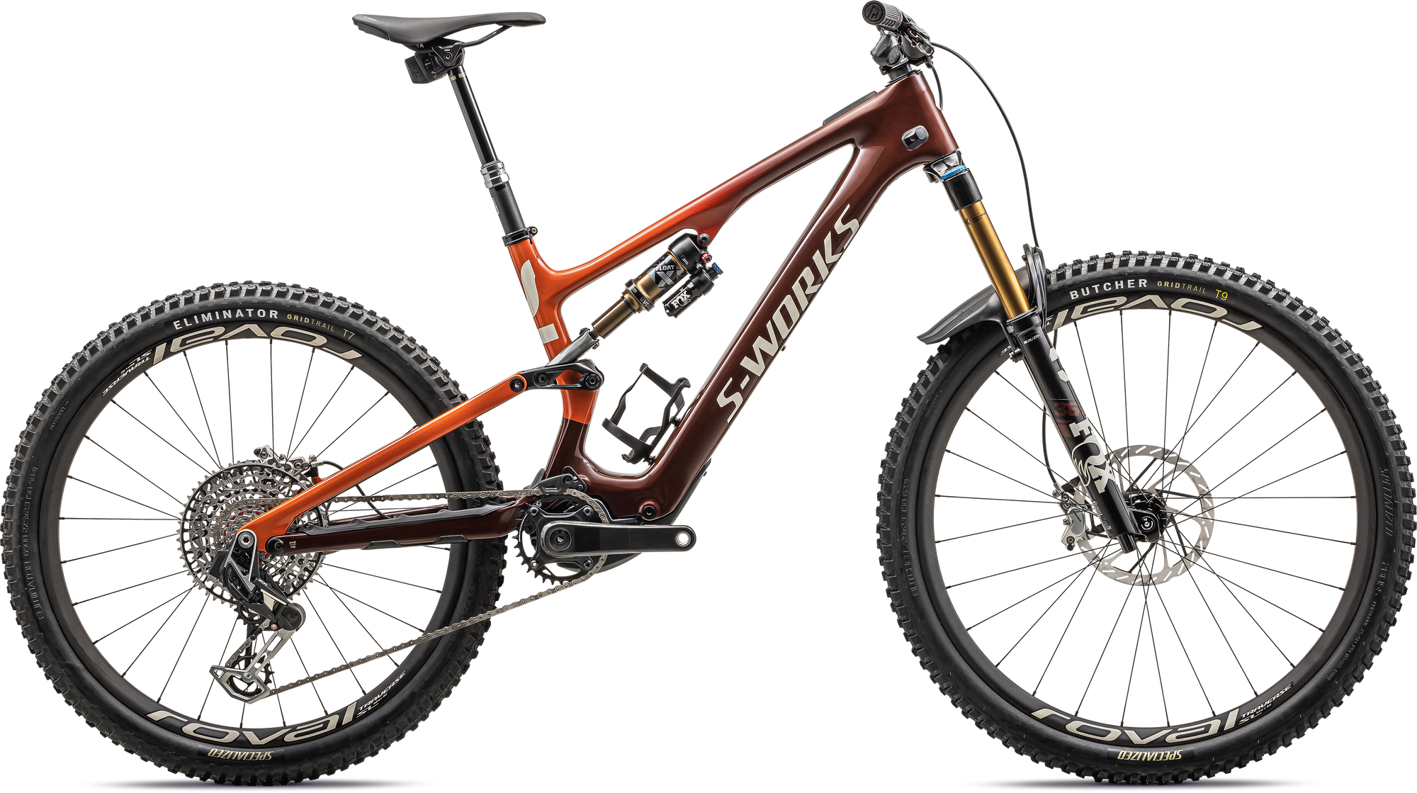 Specialized S-Works Turbo Levo SL 2 Carbon - Gloss Rusted Red / Redwood / White Mountains
