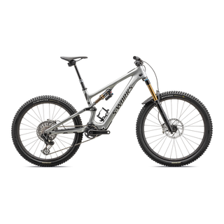 Specialized S-Works Turbo Levo SL 2 Carbon - Gloss Brushed Black Liquid Metal / Satin Black Chrome Foil