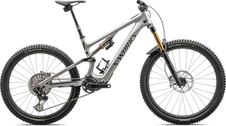 Specialized S-Works Turbo Levo SL 2 Carbon - Gloss Brushed Black Liquid Metal / Satin Black Chrome Foil