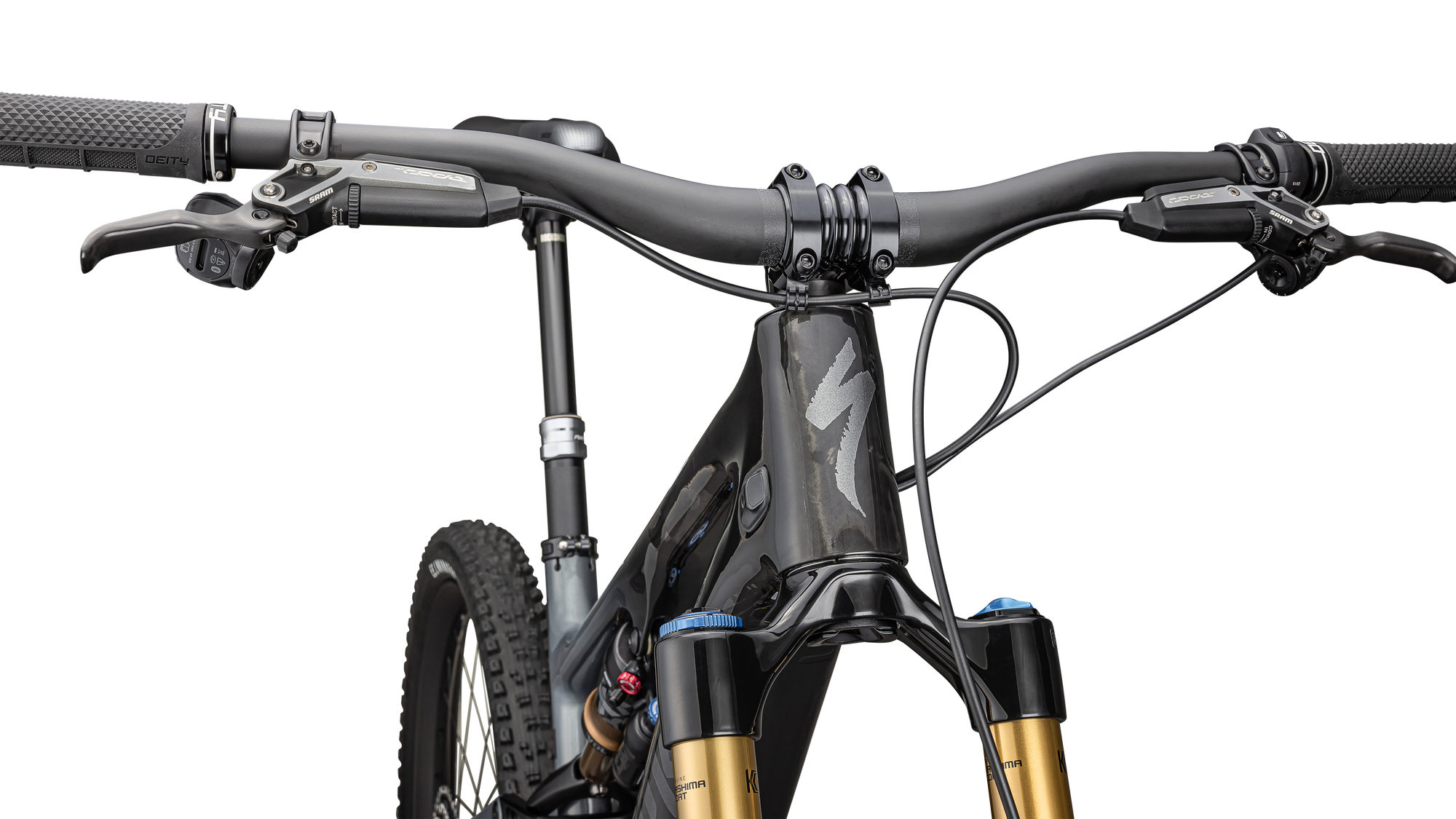 Specialized S-Works Turbo Levo SL 2 Carbon - Gloss Carbon / Fog / Liquid Metal