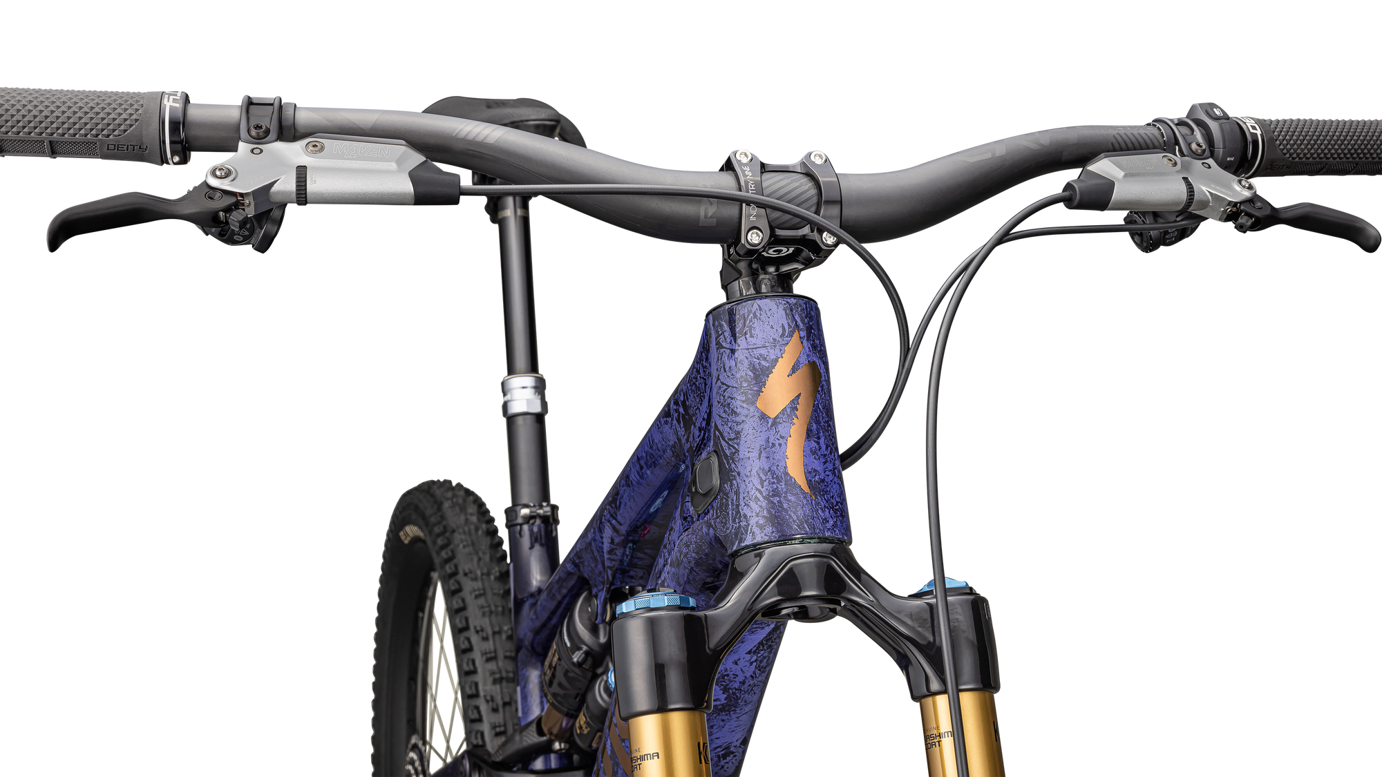 Specialized S-Works Turbo Levo SL 2 - Powdered Indigo Tint / Cool Grey Impasto / Midnight Shadow / Bronze
