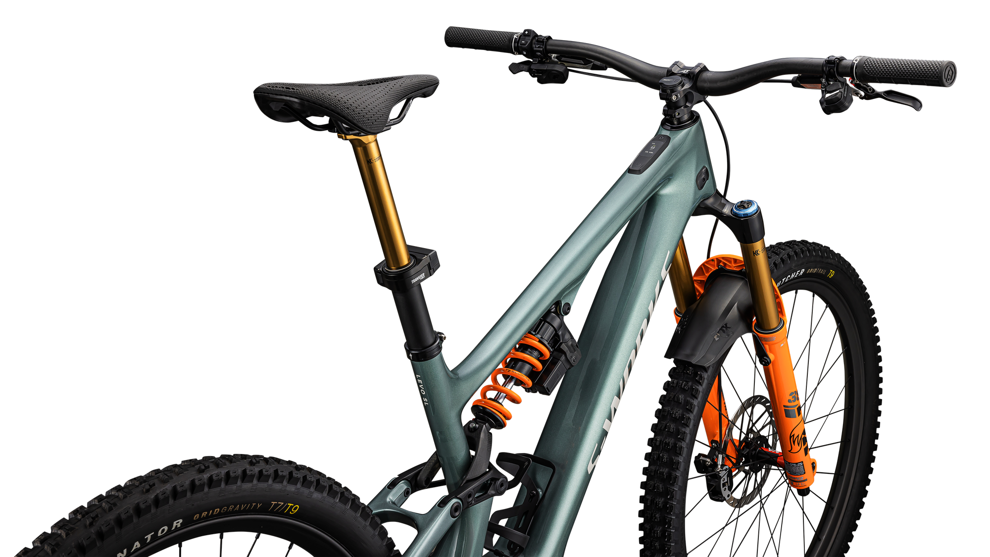 Specialized S-Works Turbo Levo SL 2 LTD - FOX DHX Live Valve Neo - Gloss Fjord Metallic / Dolomite Metallic