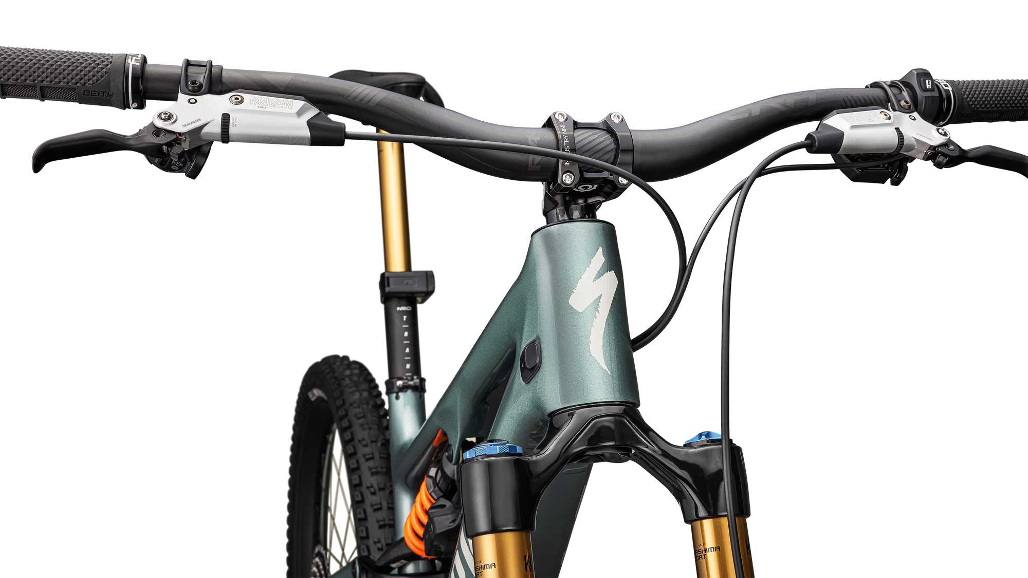 Specialized S-Works Turbo Levo SL 2 LTD - FOX DHX Live Valve Neo - Gloss Fjord Metallic / Dolomite Metallic