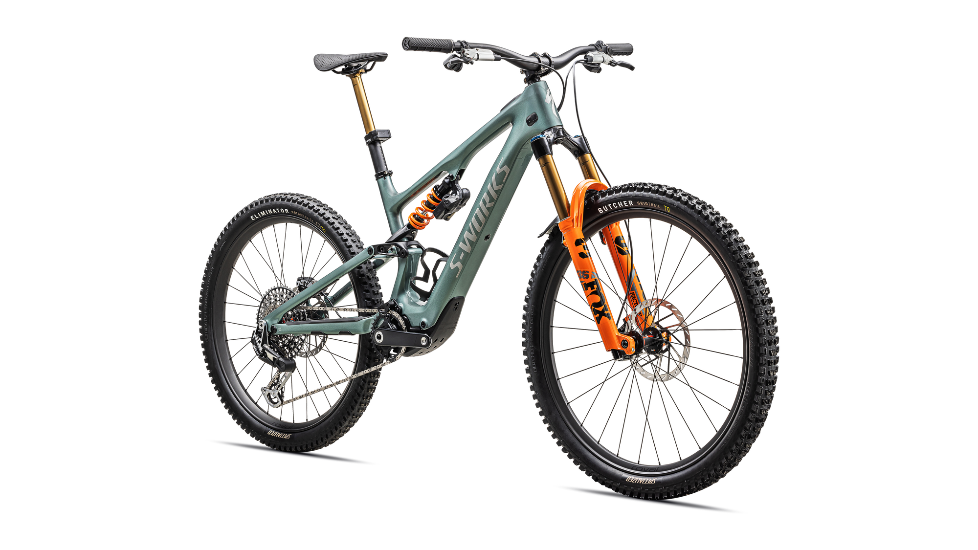 Specialized S-Works Turbo Levo SL 2 LTD - FOX DHX Live Valve Neo - Gloss Fjord Metallic / Dolomite Metallic