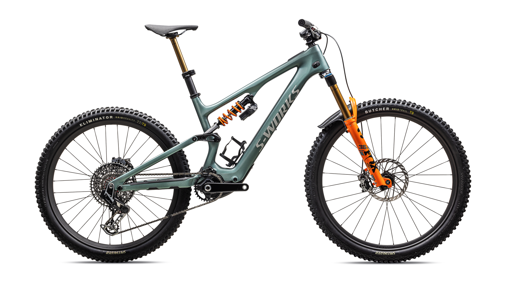 Specialized S-Works Turbo Levo SL 2 LTD - FOX DHX Live Valve Neo - Gloss Fjord Metallic / Dolomite Metallic