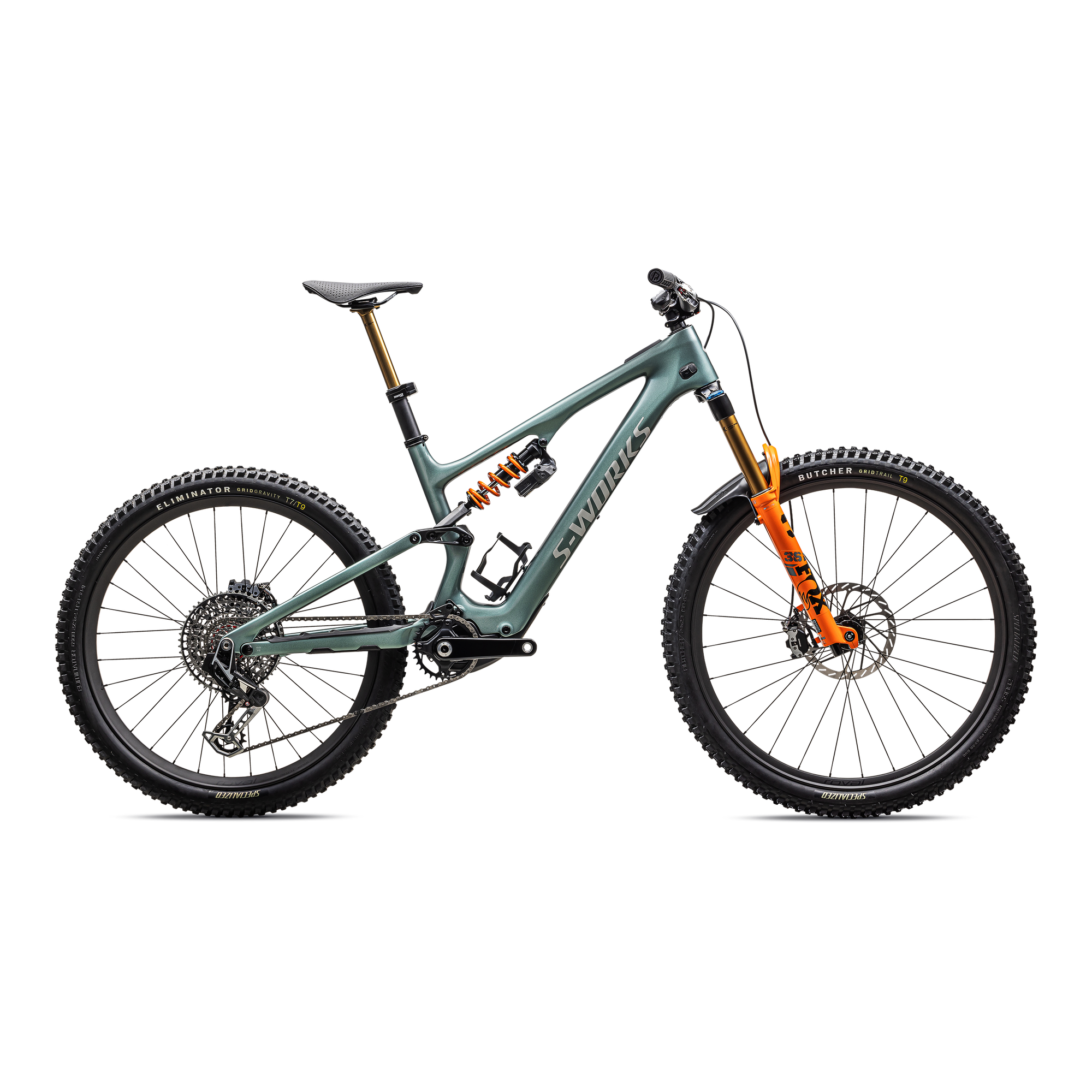 Specialized S-Works Turbo Levo SL 2 LTD - FOX DHX Live Valve Neo - Gloss Fjord Metallic / Dolomite Metallic