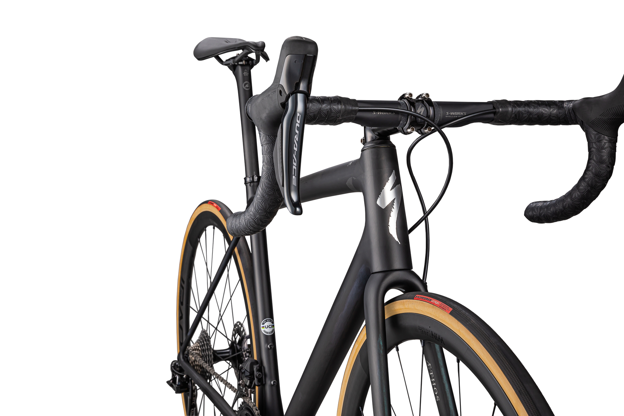 Specialized S-Works Aethos - Shimano Dura-Ace Di2 - Carbon / Chameleon Eyris Color Run / Chrome Foil