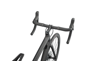 Specialized Aethos Pro - SRAM Force eTap AXS - Carbon / Flake Silver / Gloss Black Fork Fade