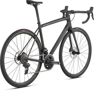 Specialized Aethos Pro - SRAM Force eTap AXS - Carbon / Flake Silver / Gloss Black Fork Fade