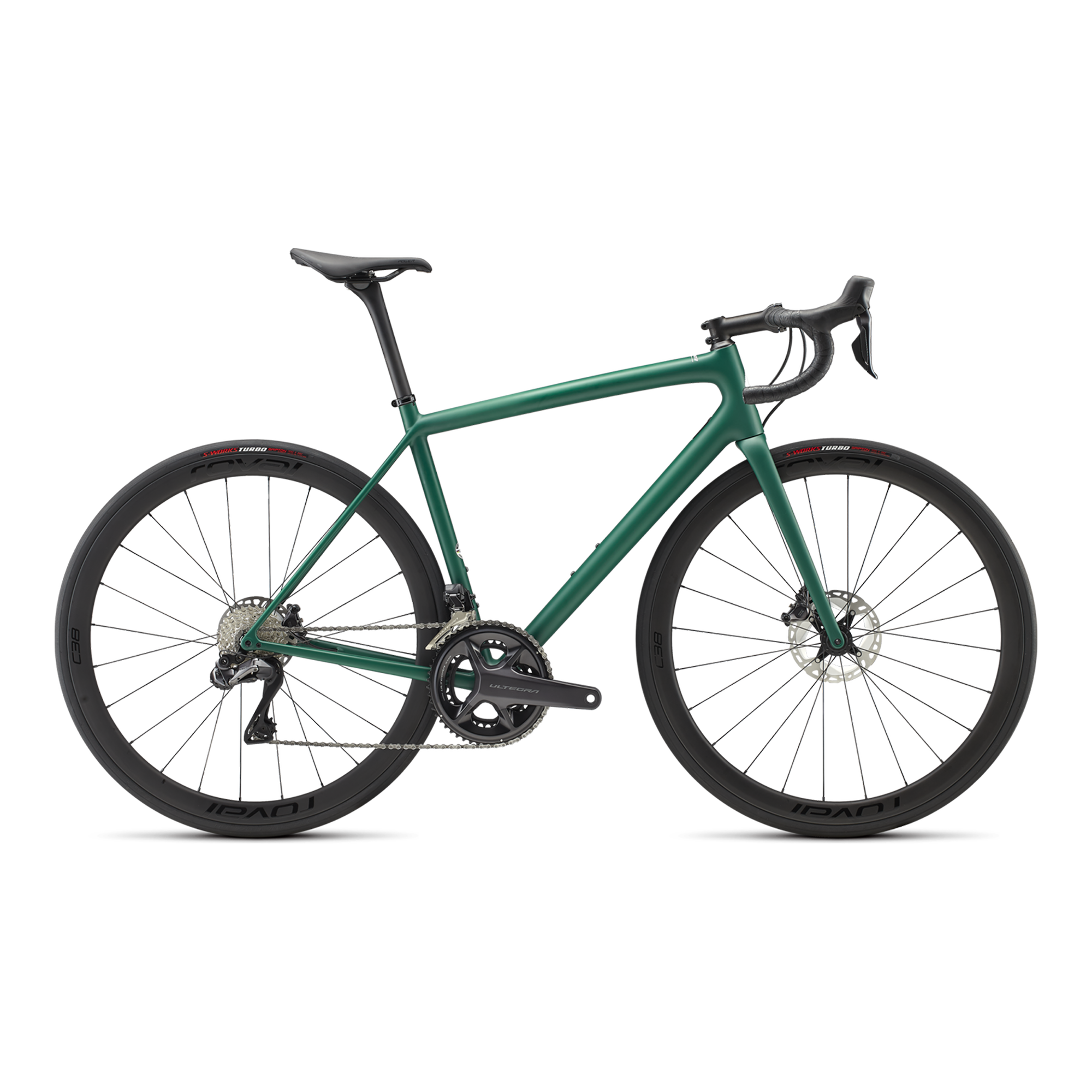Specialized Aethos Expert - Shimano Ultegra Di2 - Pine Green / White