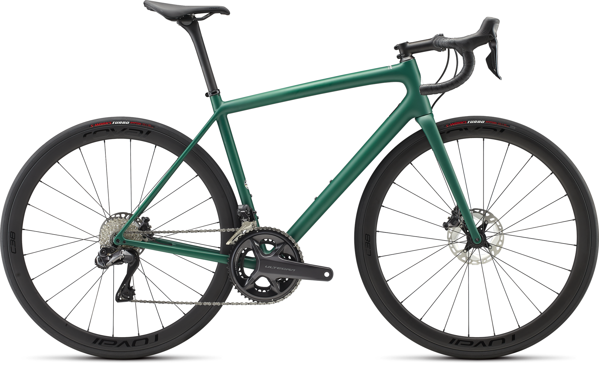 Specialized Aethos Expert - Shimano Ultegra Di2 - Pine Green / White