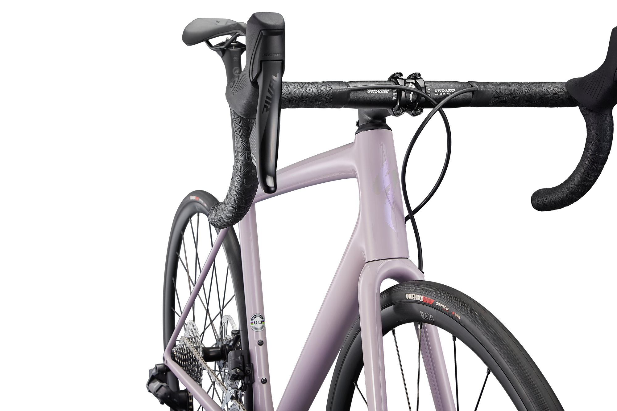 Specialized Aethos Comp - SRAM Rival eTAP AXS - Gloss Clay/Pearl