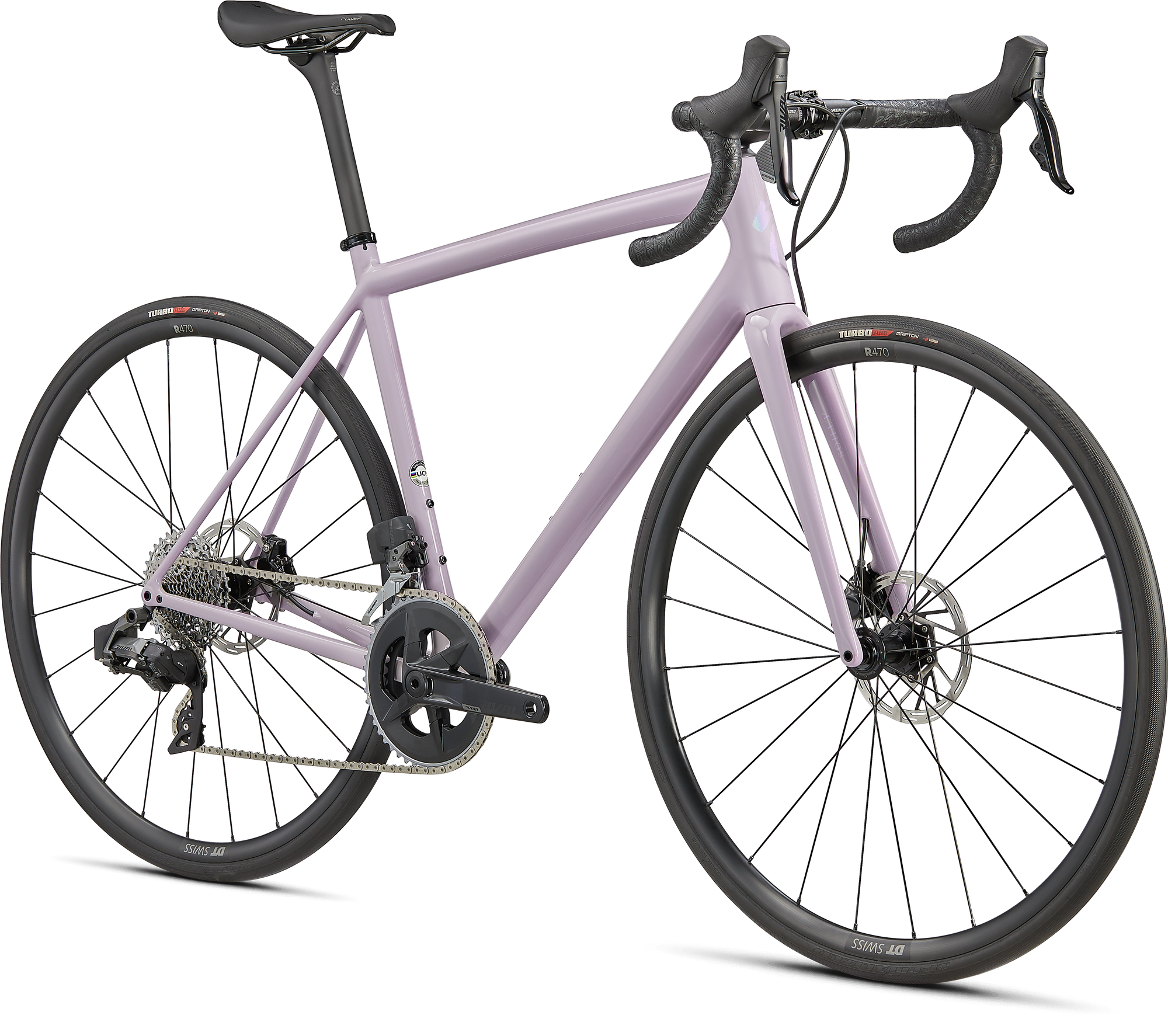 Specialized Aethos Comp - SRAM Rival eTAP AXS - Gloss Clay/Pearl