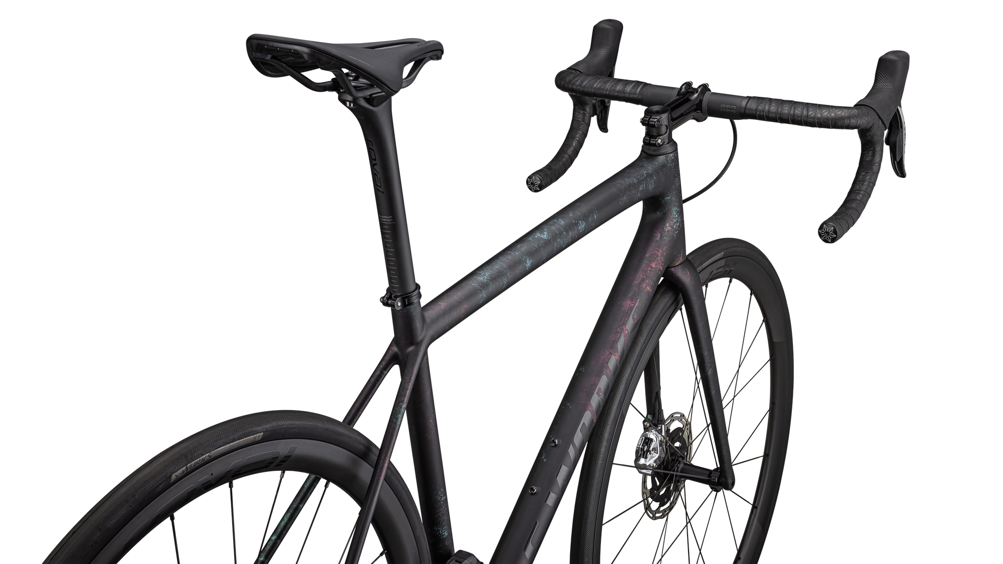 Specialized S-Works Aethos - SRAM RED eTAP AXS - Gloss Obsidian/Lapis + Abalone Organic Color Run/Obsidian